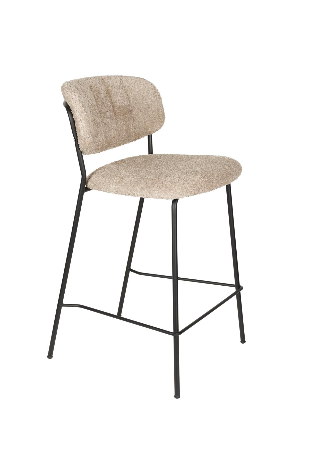 Barhocker Jolien in Schwarz präsentiert im Onlineshop von KAQTU Design AG. Barstuhl ist von White Label Living