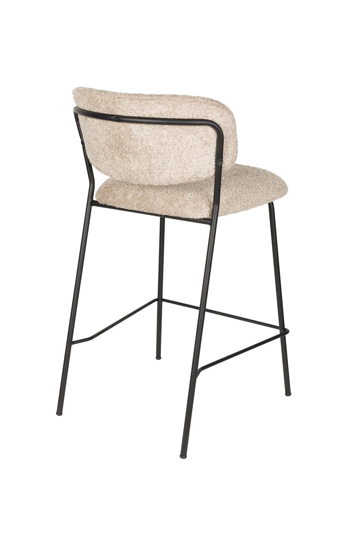 Barhocker Jolien in Schwarz präsentiert im Onlineshop von KAQTU Design AG. Barstuhl ist von White Label Living