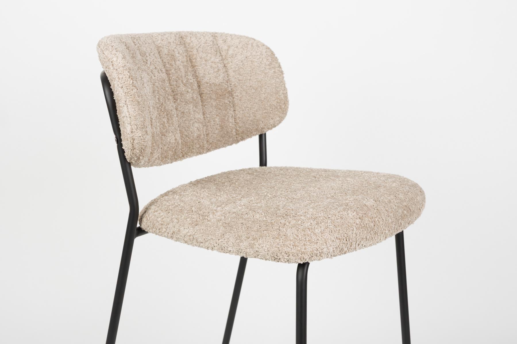 Barhocker Jolien in Schwarz präsentiert im Onlineshop von KAQTU Design AG. Barstuhl ist von White Label Living