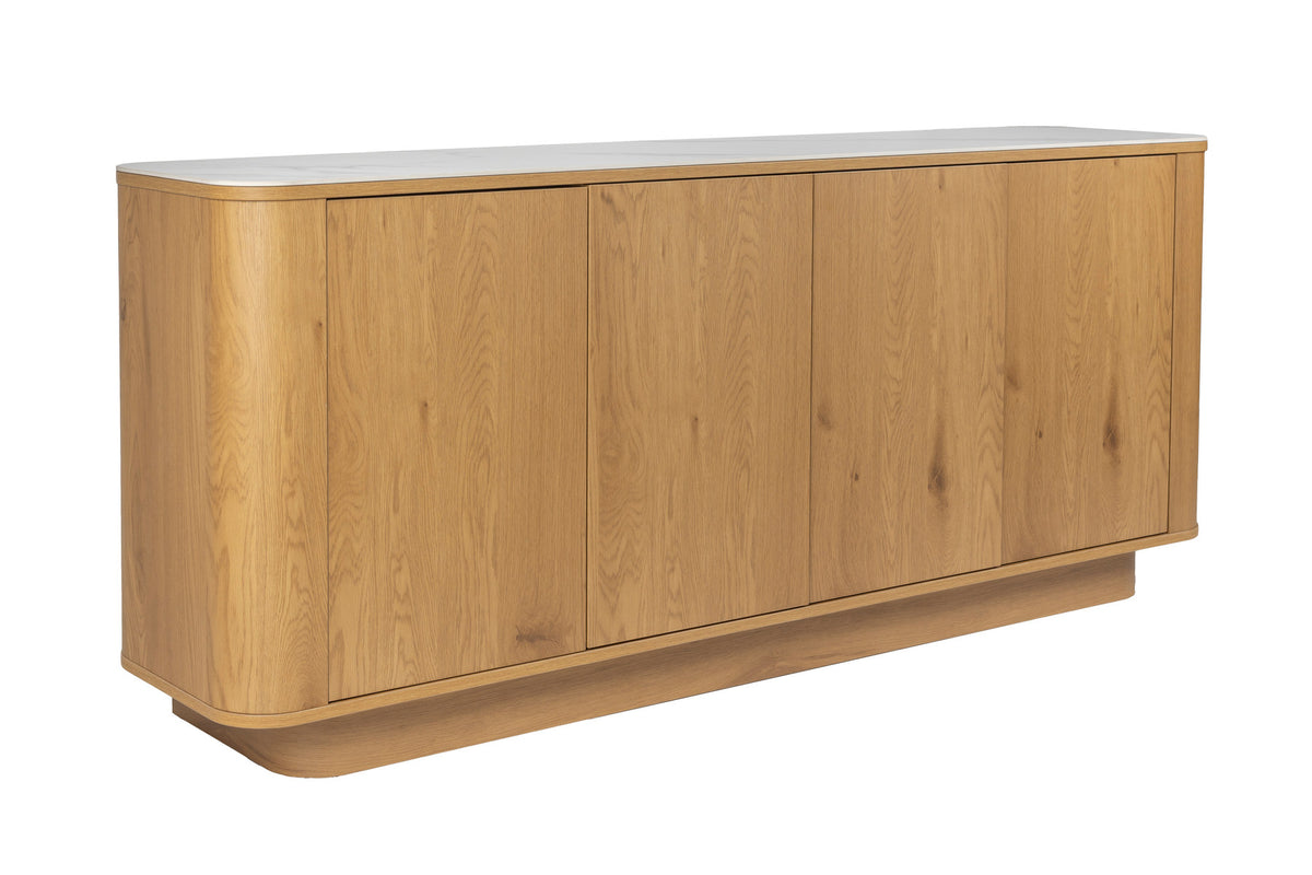 Sideboard Hoch Almira in Natur präsentiert im Onlineshop von KAQTU Design AG. Sideboard ist von White Label Living