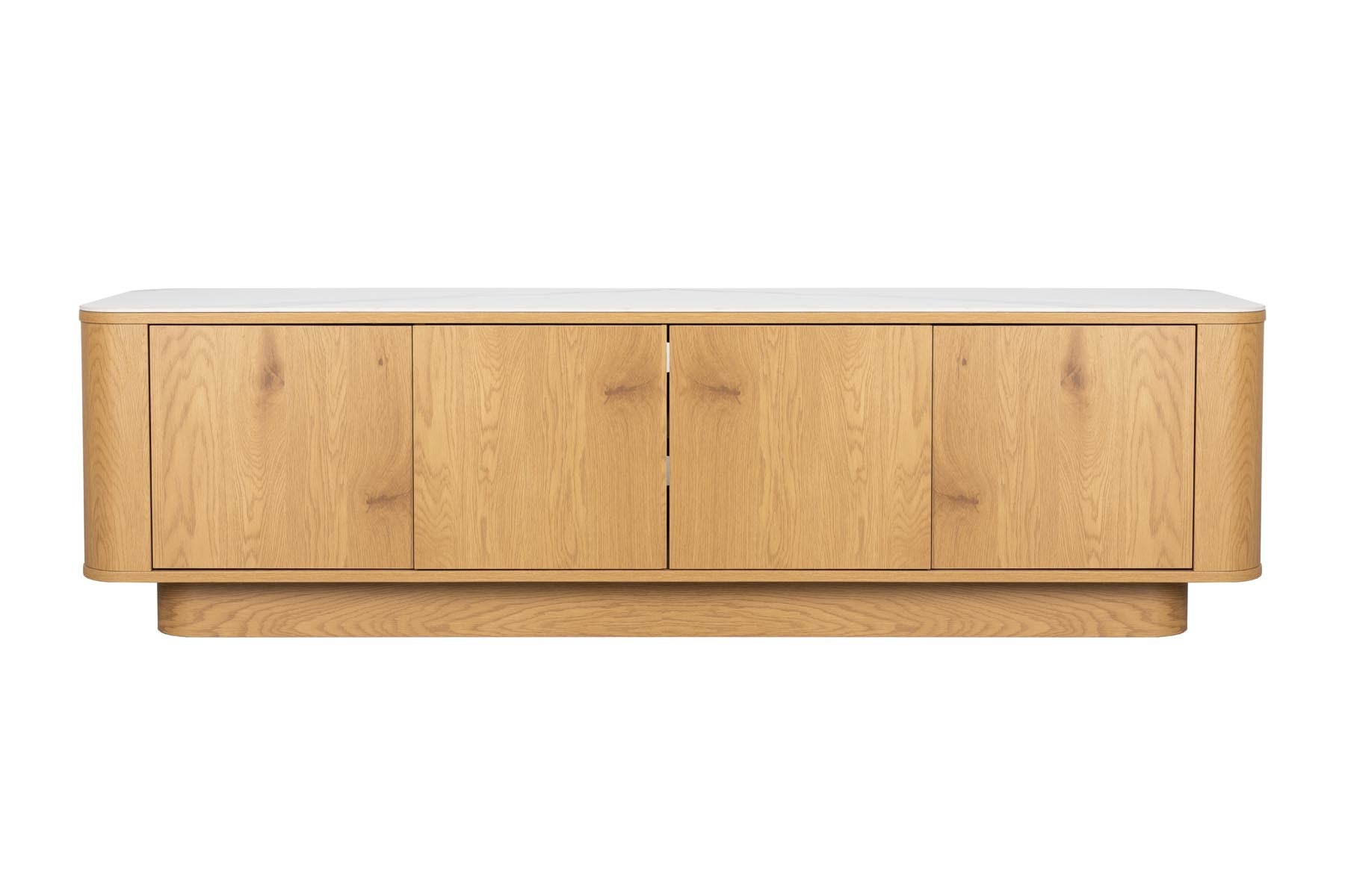 Sideboard Low Almira in Natürlich präsentiert im Onlineshop von KAQTU Design AG. Sideboards ist von White Label Living