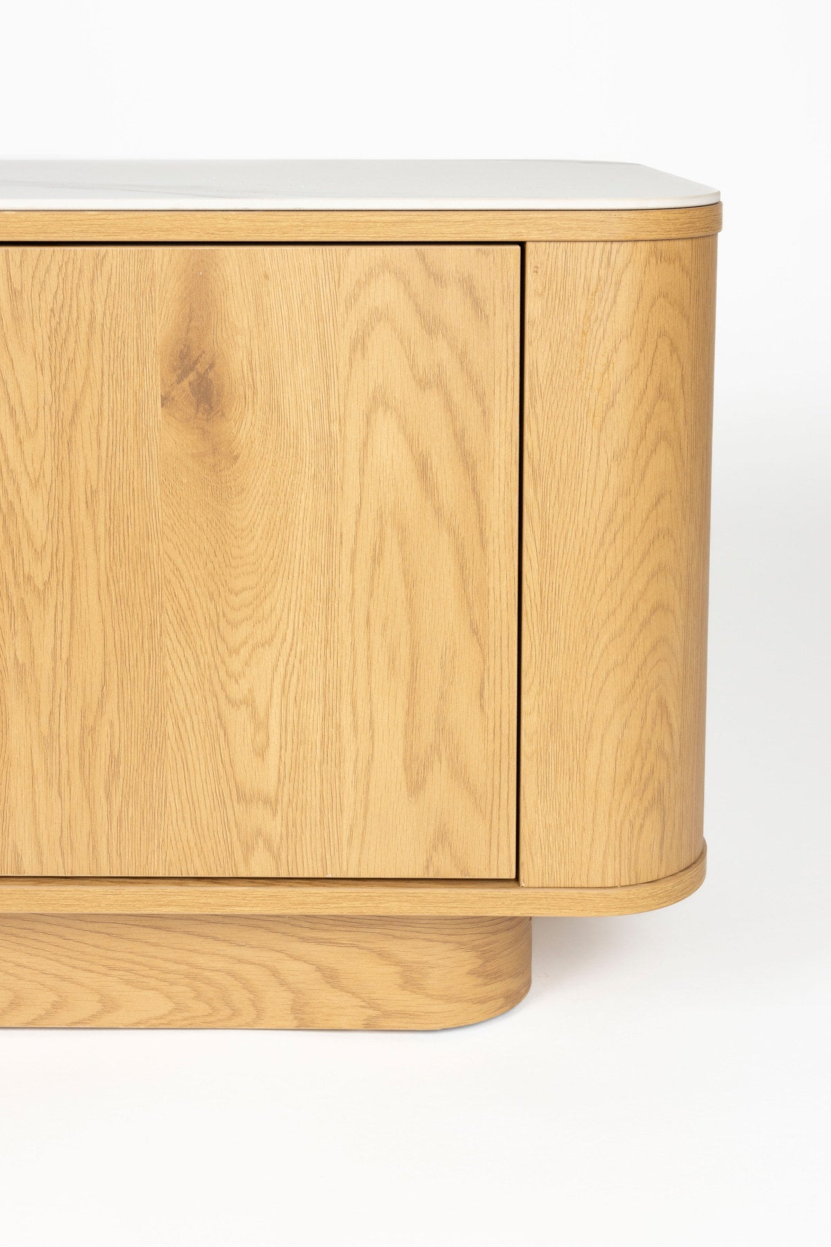 Sideboard Low Almira in Natur präsentiert im Onlineshop von KAQTU Design AG. Sideboard ist von White Label Living