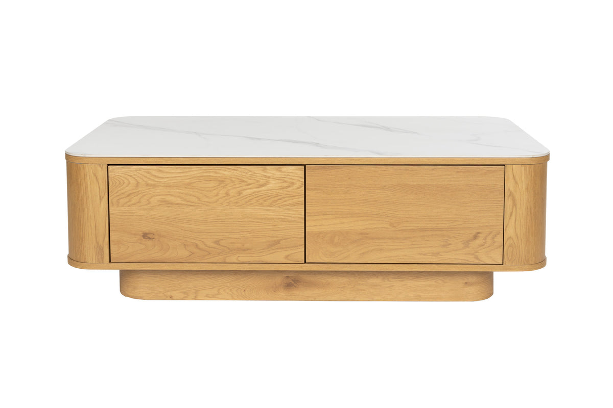 Couchtisch Almira in Natur präsentiert im Onlineshop von KAQTU Design AG. Couchtisch ist von White Label Living