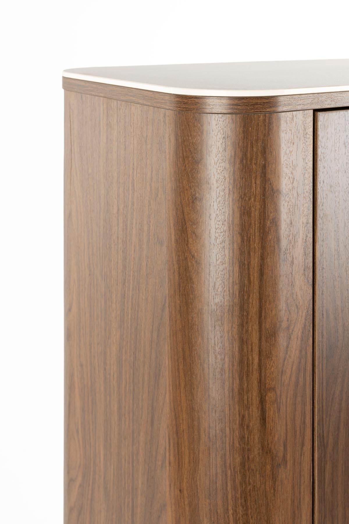 Cabinet Almira in Braun präsentiert im Onlineshop von KAQTU Design AG. Cabinet ist von White Label Living