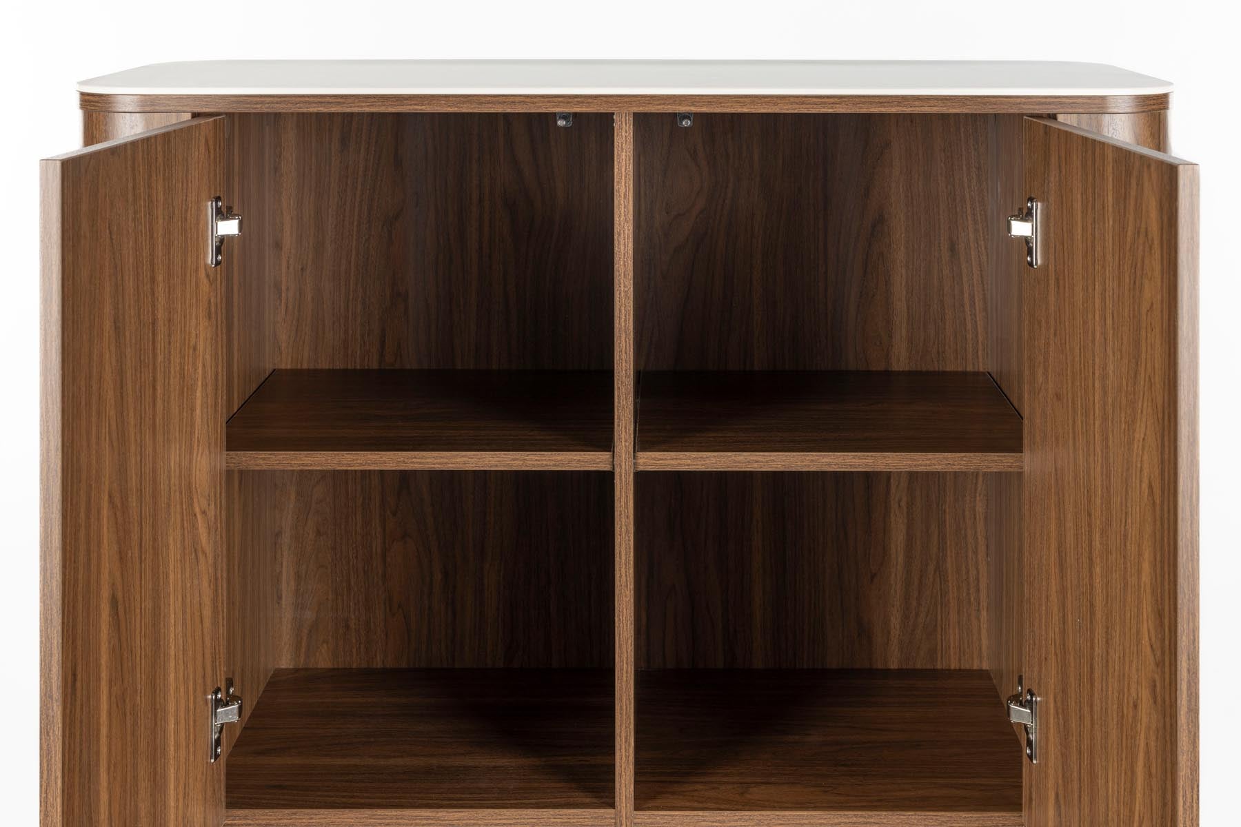 Cabinet Almira in Braun präsentiert im Onlineshop von KAQTU Design AG. Cabinet ist von White Label Living