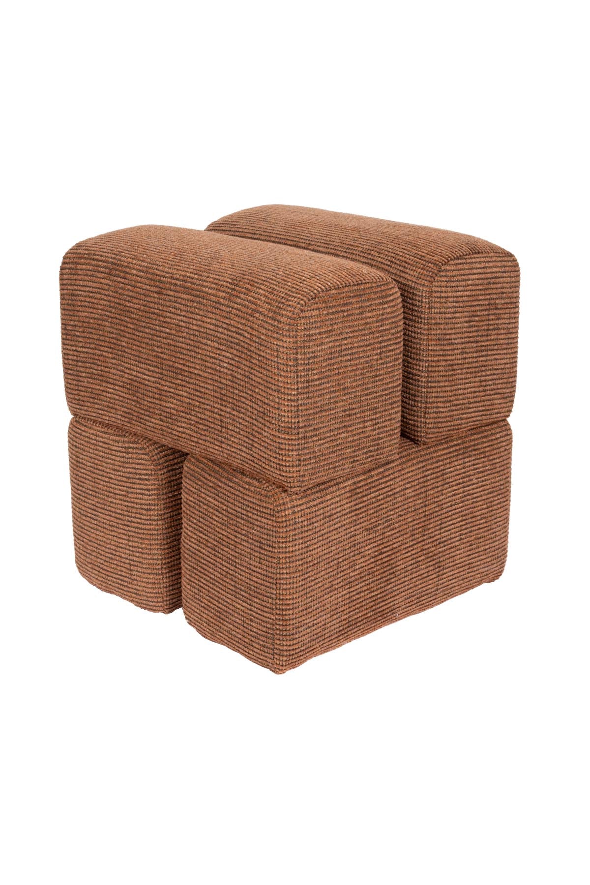 Hocker Staple in Terrakotta präsentiert im Onlineshop von KAQTU Design AG. Hocker ist von White Label Living