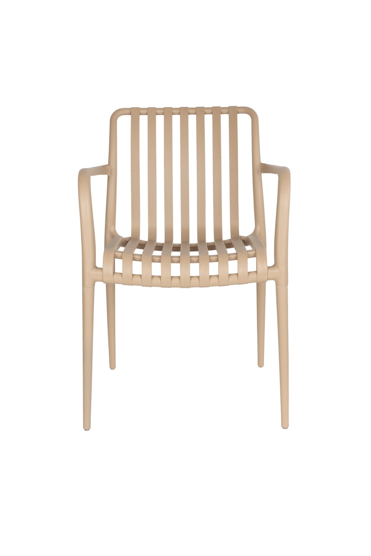 Gartenstuhl Amae in Beige präsentiert im Onlineshop von KAQTU Design AG. Gartenstuhl ist von White Label Living