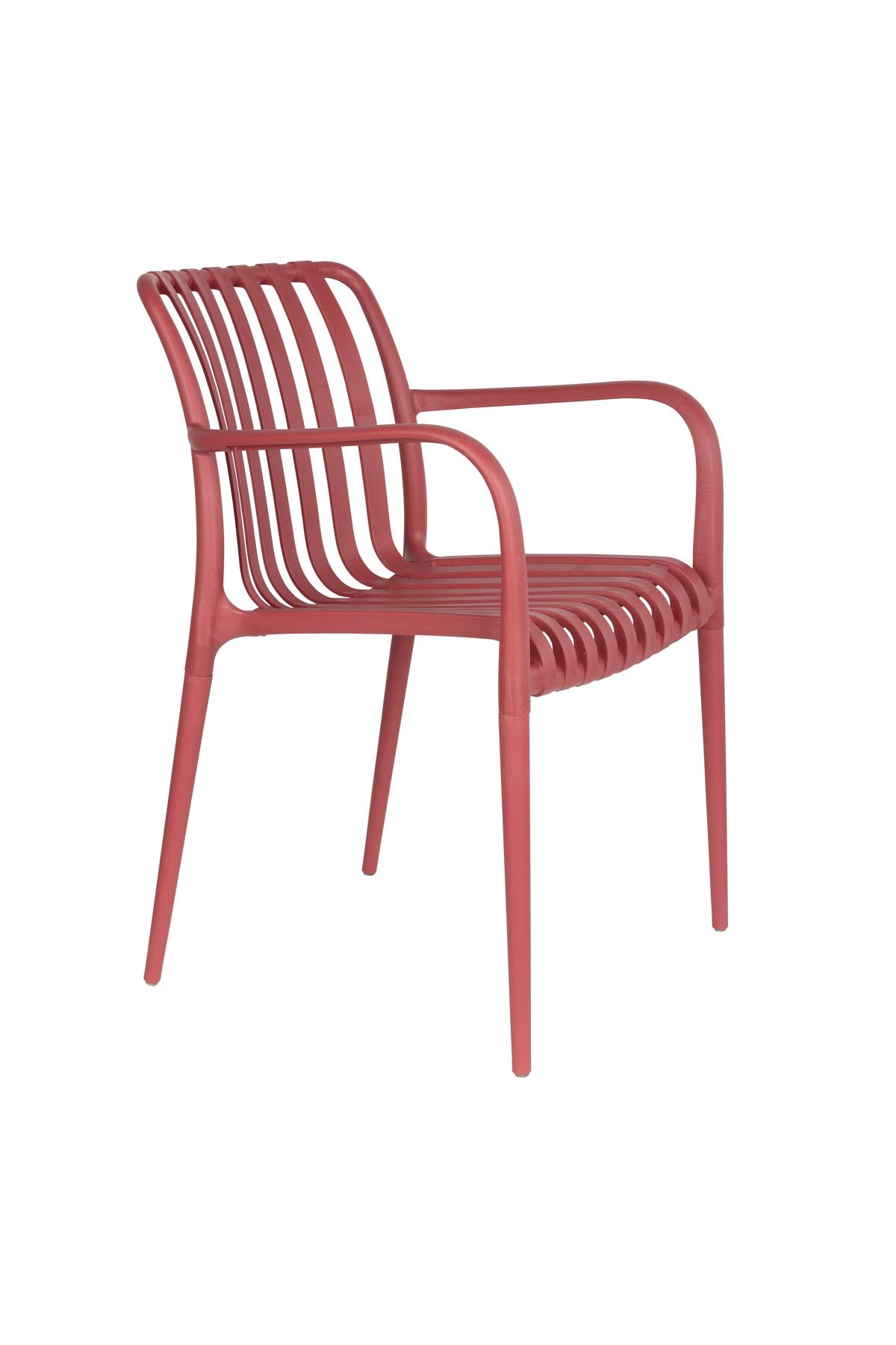 Gartenstuhl Amae in Rot präsentiert im Onlineshop von KAQTU Design AG. Gartenstuhl ist von White Label Living