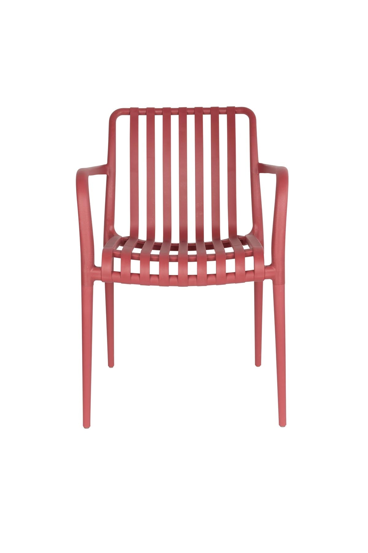 Gartenstuhl Amae in Rot präsentiert im Onlineshop von KAQTU Design AG. Gartenstuhl ist von White Label Living