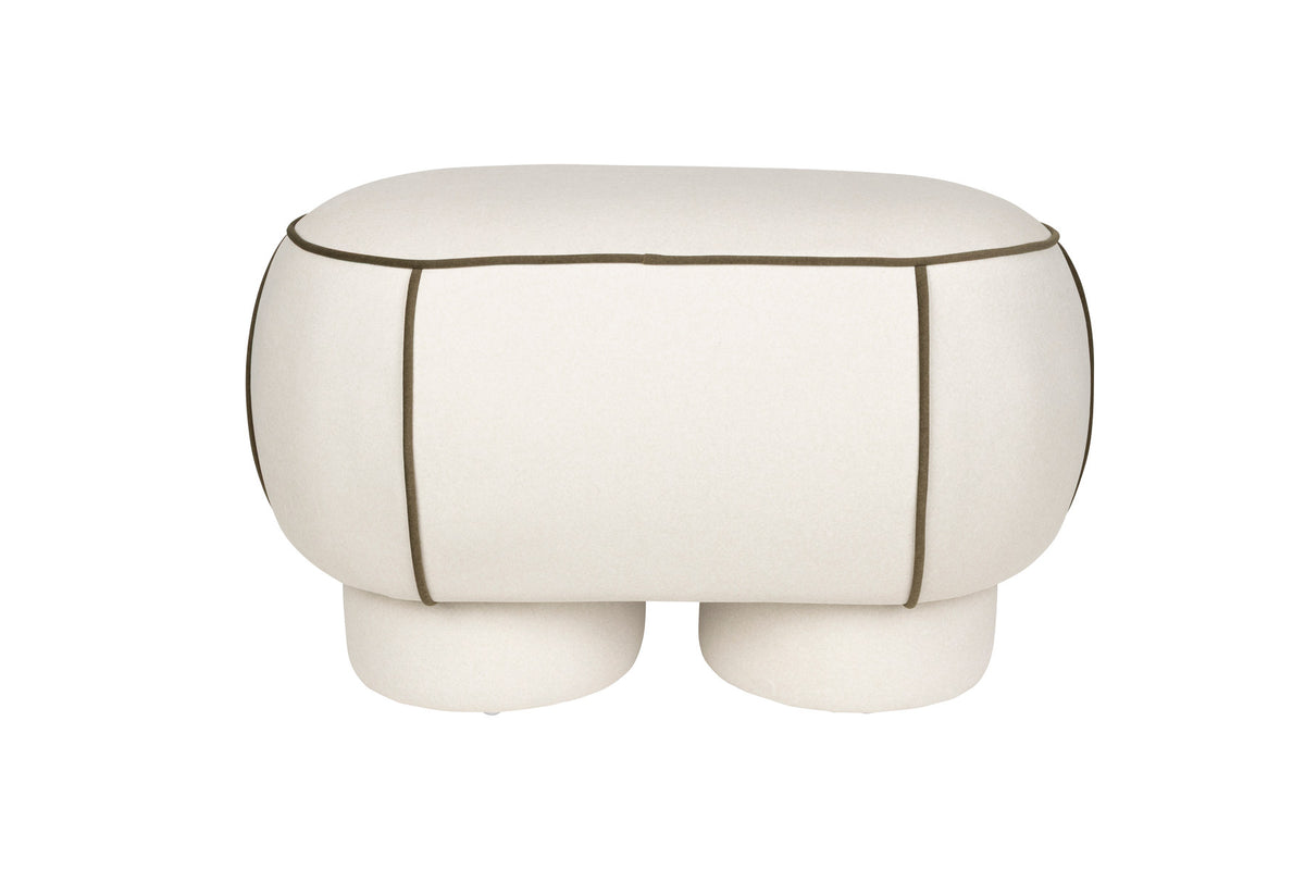 Bank Marina in Weiss präsentiert im Onlineshop von KAQTU Design AG. Sitzbank ist von White Label Living
