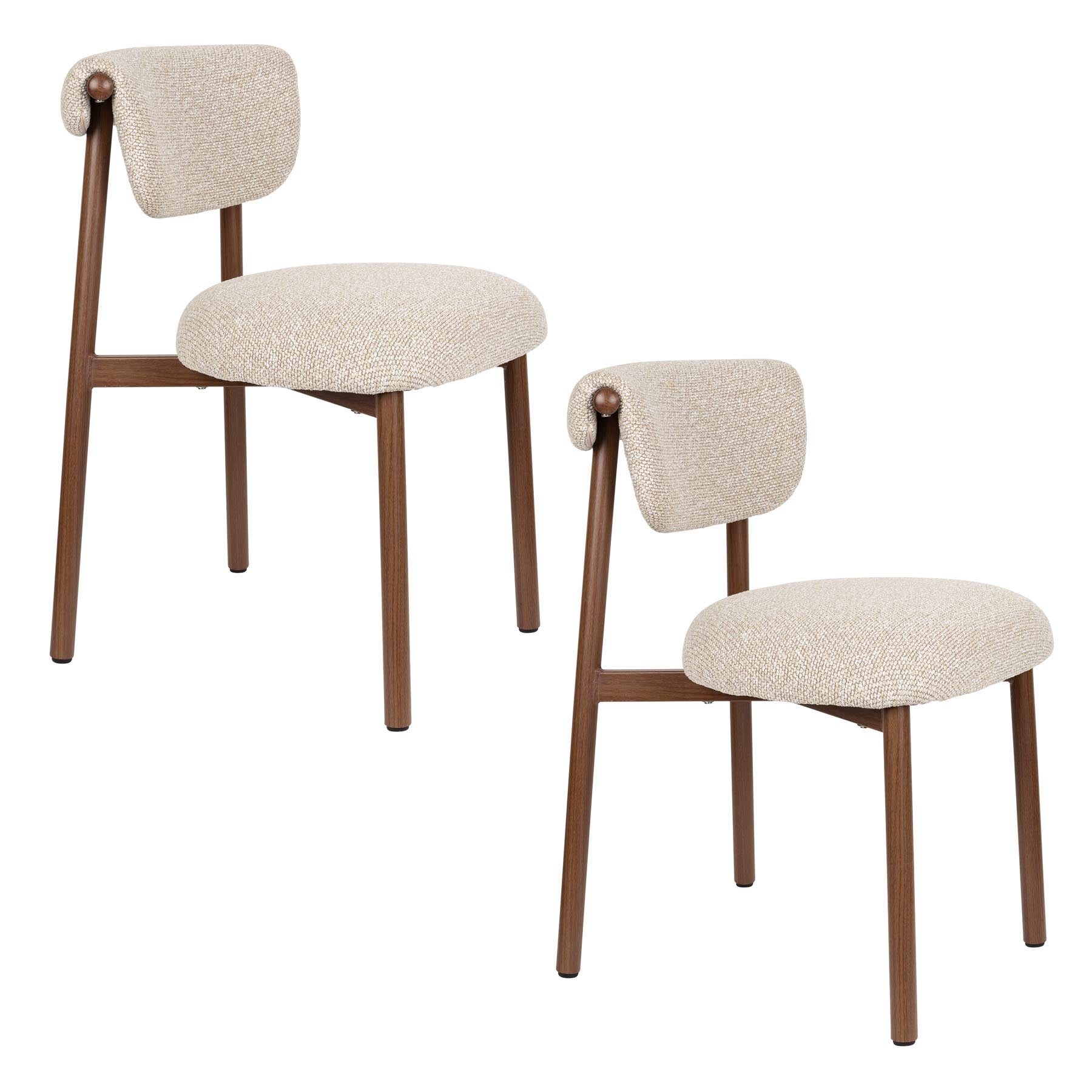 Stuhl Lee in Beige präsentiert im Onlineshop von KAQTU Design AG. Stuhl ist von White Label Living