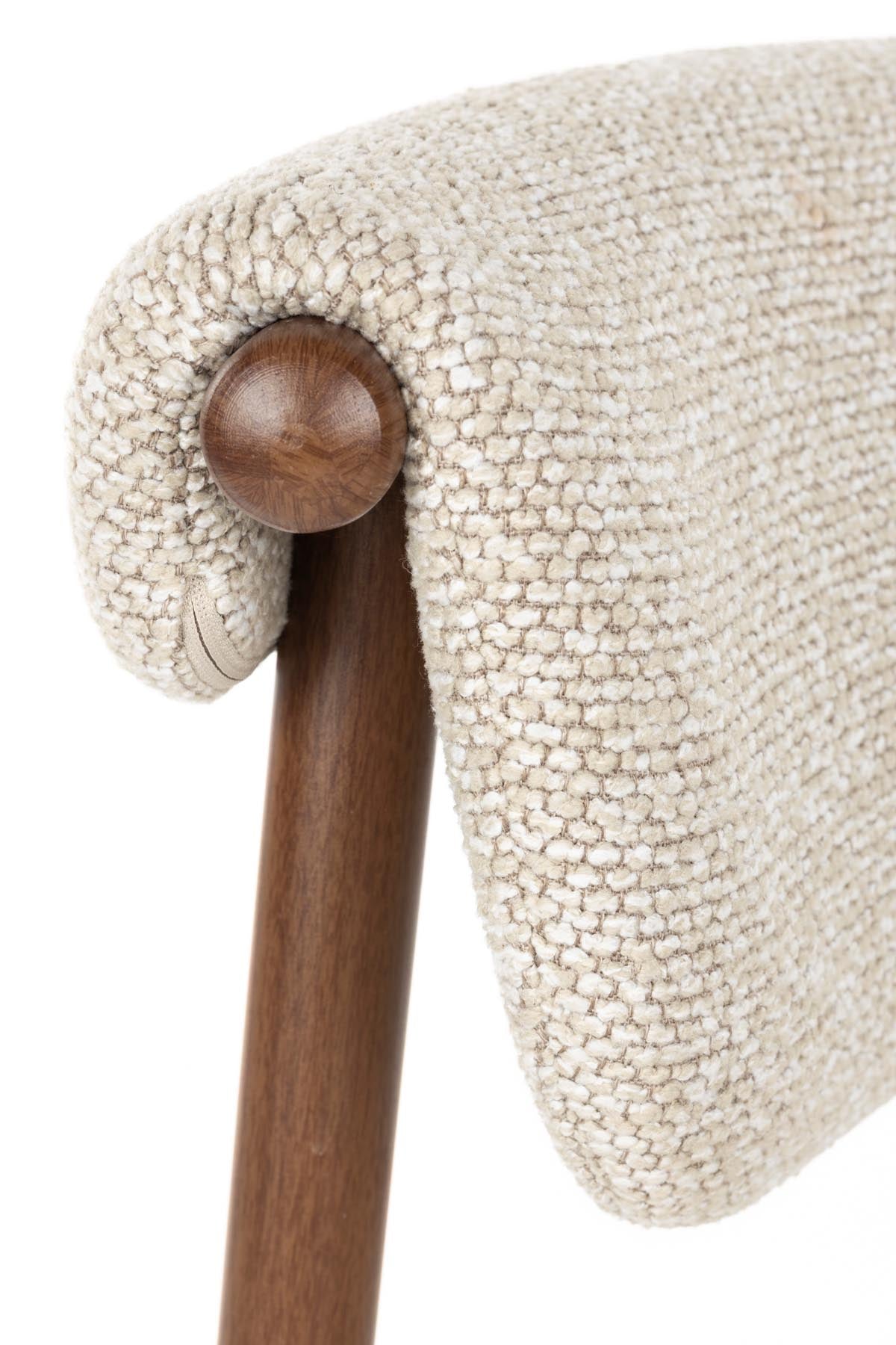 Barhocker Lee in Beige präsentiert im Onlineshop von KAQTU Design AG. Barstuhl ist von White Label Living