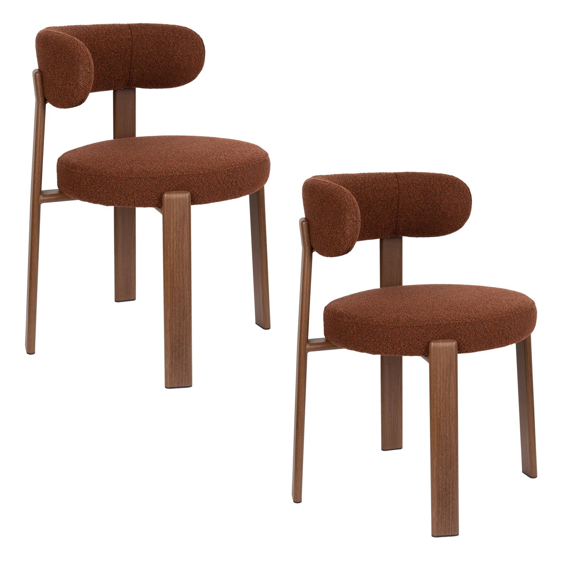 Stuhl Robyn in Braun präsentiert im Onlineshop von KAQTU Design AG. Stuhl ist von White Label Living
