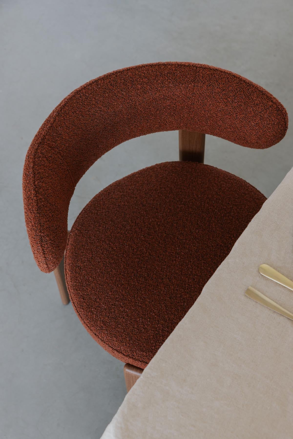 Stuhl Robyn in Braun präsentiert im Onlineshop von KAQTU Design AG. Stuhl ist von White Label Living