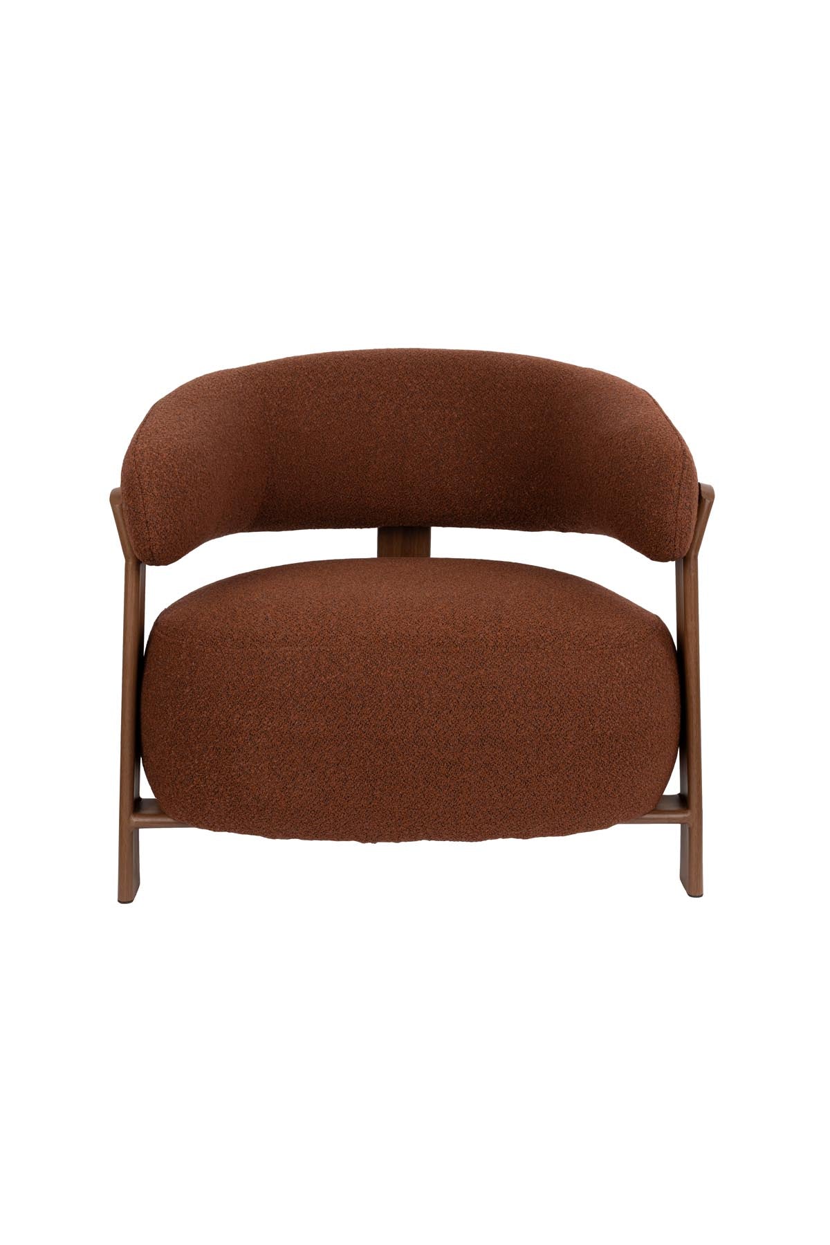 Sessel Robyn in Braun präsentiert im Onlineshop von KAQTU Design AG. Sessel ist von White Label Living