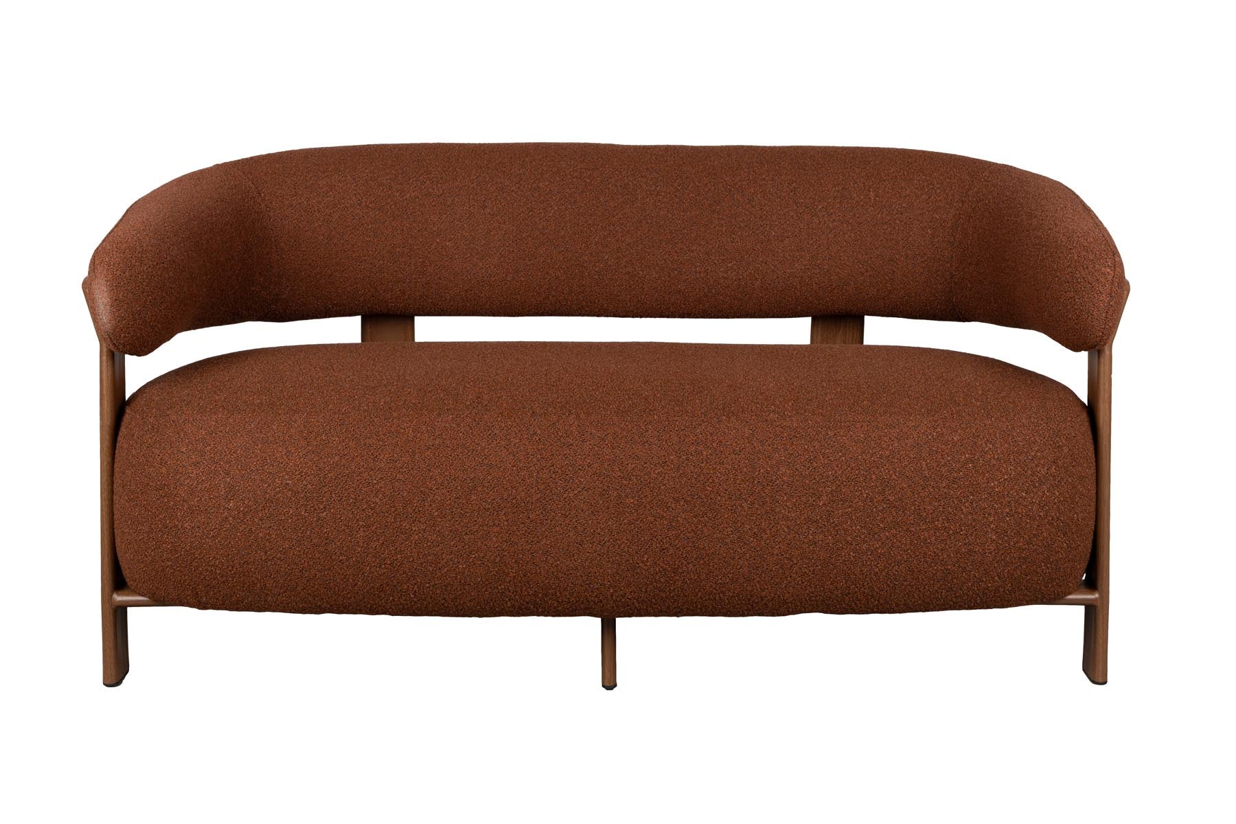 Sofa 2-Sitzer Robyn in Braun präsentiert im Onlineshop von KAQTU Design AG. 2er Sofa ist von White Label Living