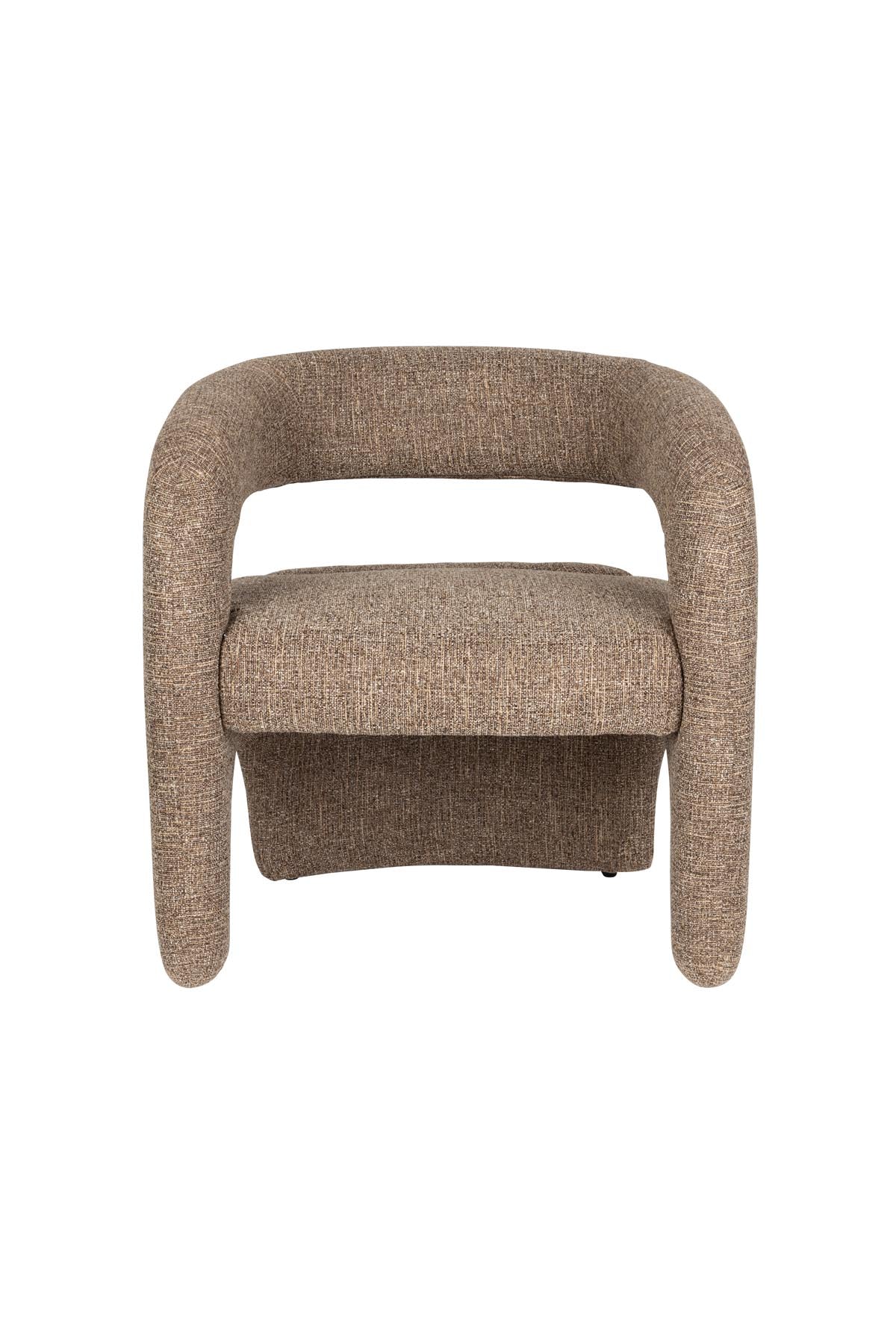Sessel Nova in Braun präsentiert im Onlineshop von KAQTU Design AG. Sessel ist von White Label Living