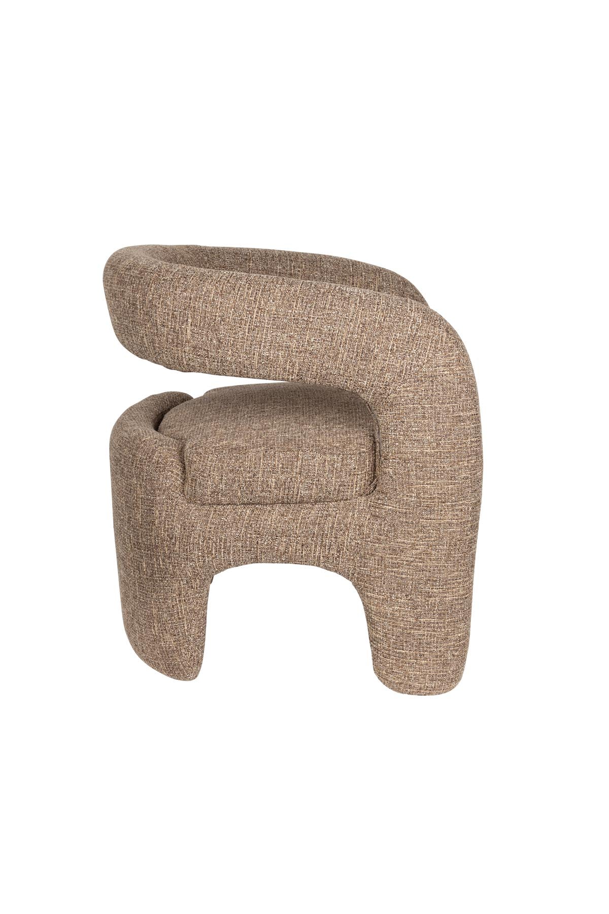 Sessel Nova in Braun präsentiert im Onlineshop von KAQTU Design AG. Sessel ist von White Label Living