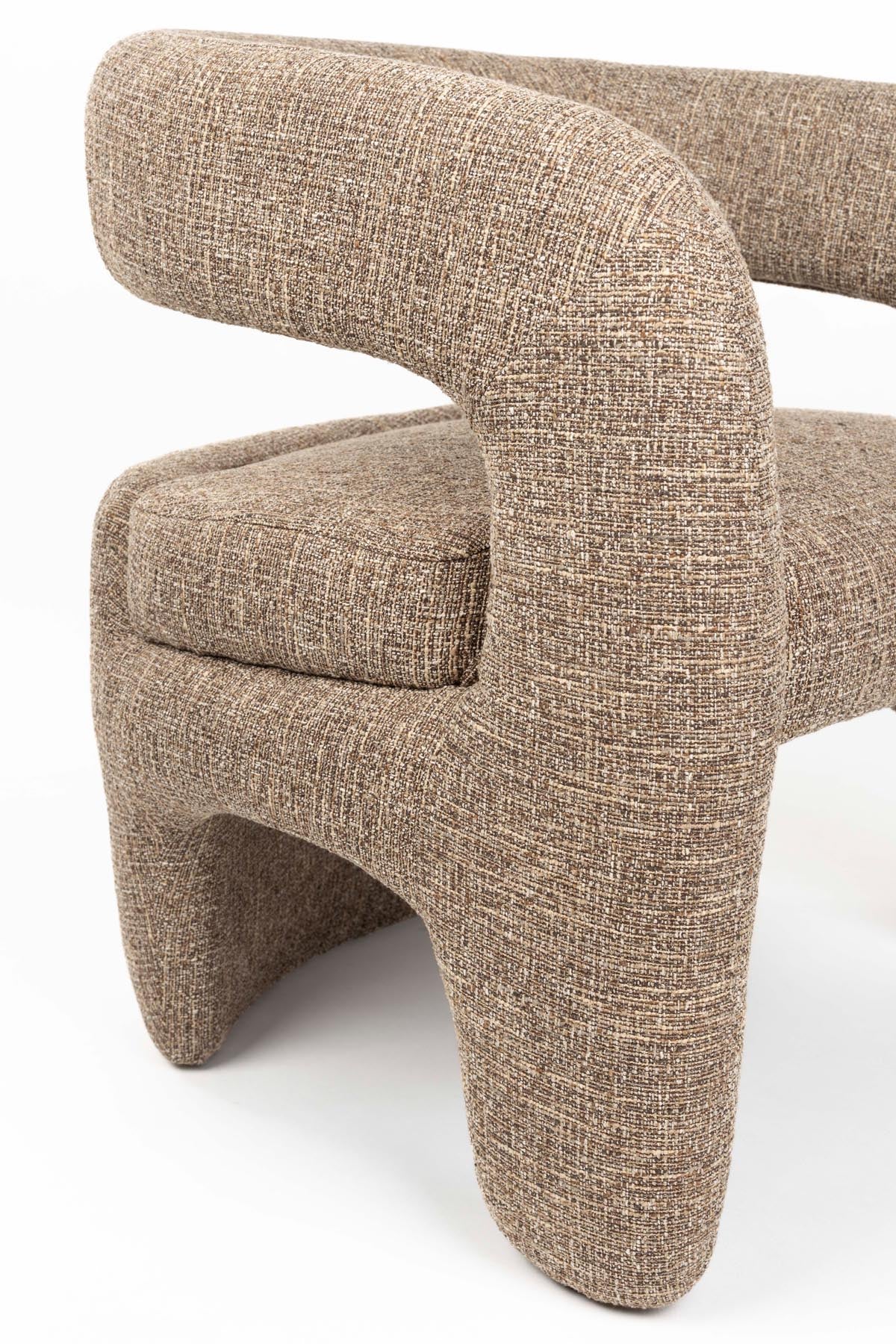 Sessel Nova in Braun präsentiert im Onlineshop von KAQTU Design AG. Sessel ist von White Label Living
