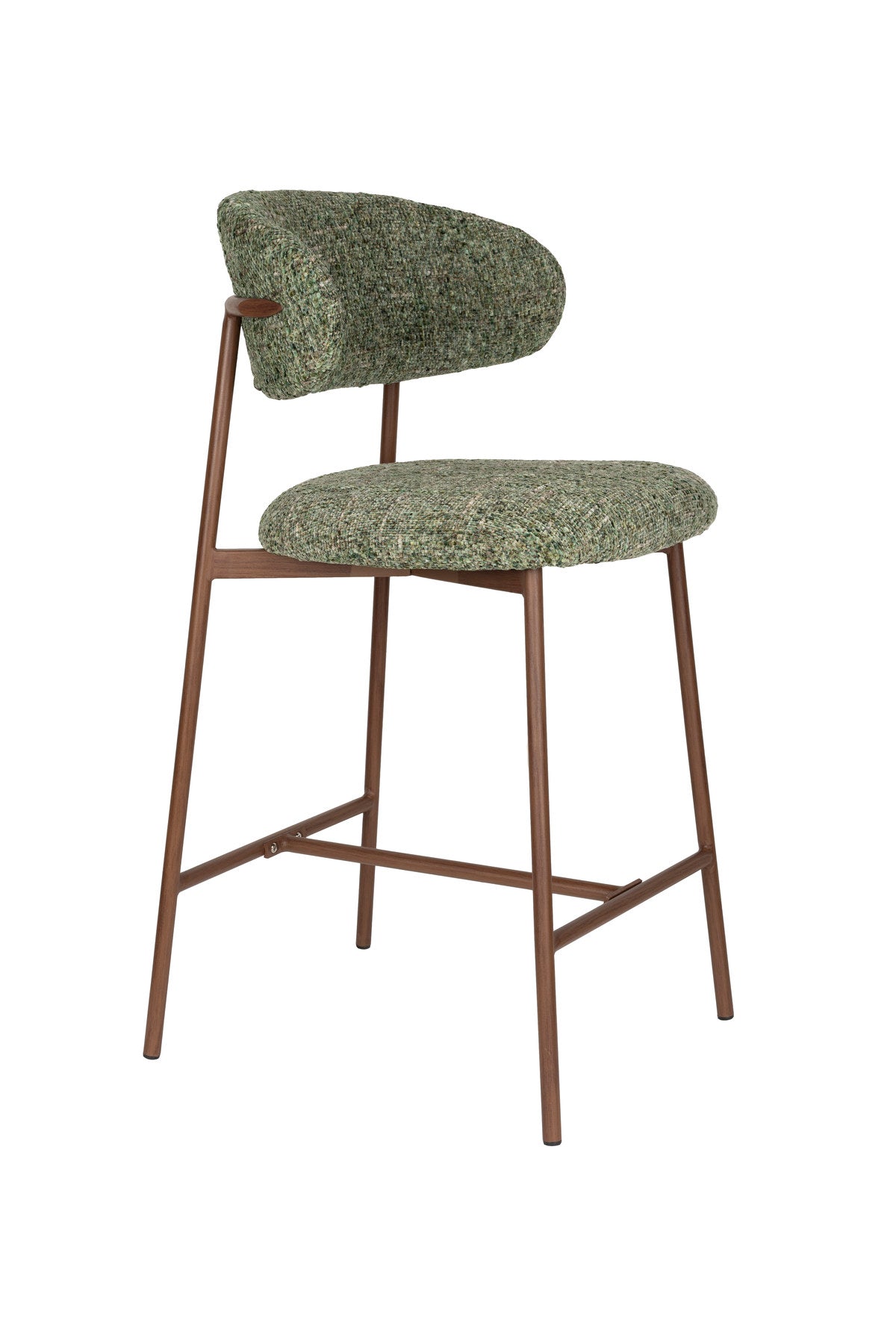 Barhocker Claes in Grün präsentiert im Onlineshop von KAQTU Design AG. Barstuhl ist von White Label Living