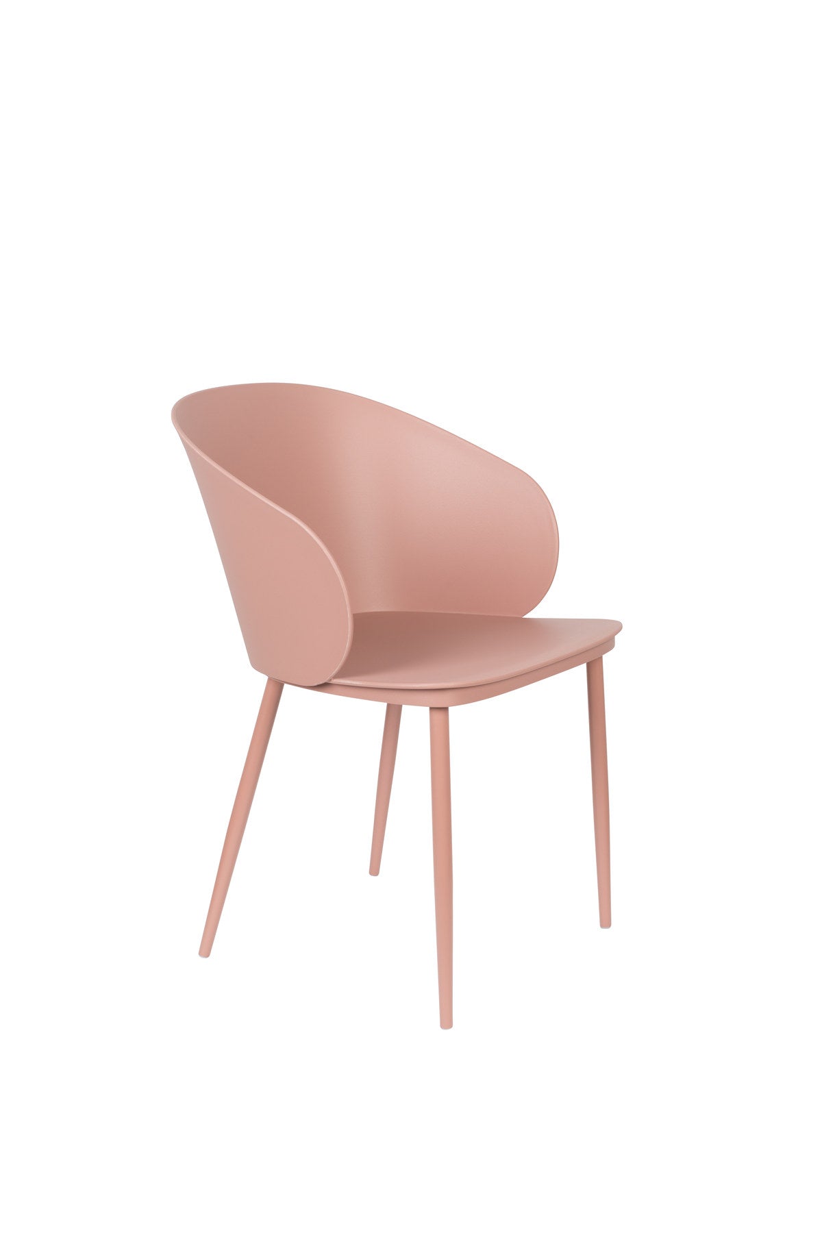 Stuhl GIGI in Rosa präsentiert im Onlineshop von KAQTU Design AG. Stuhl ist von White Label Living