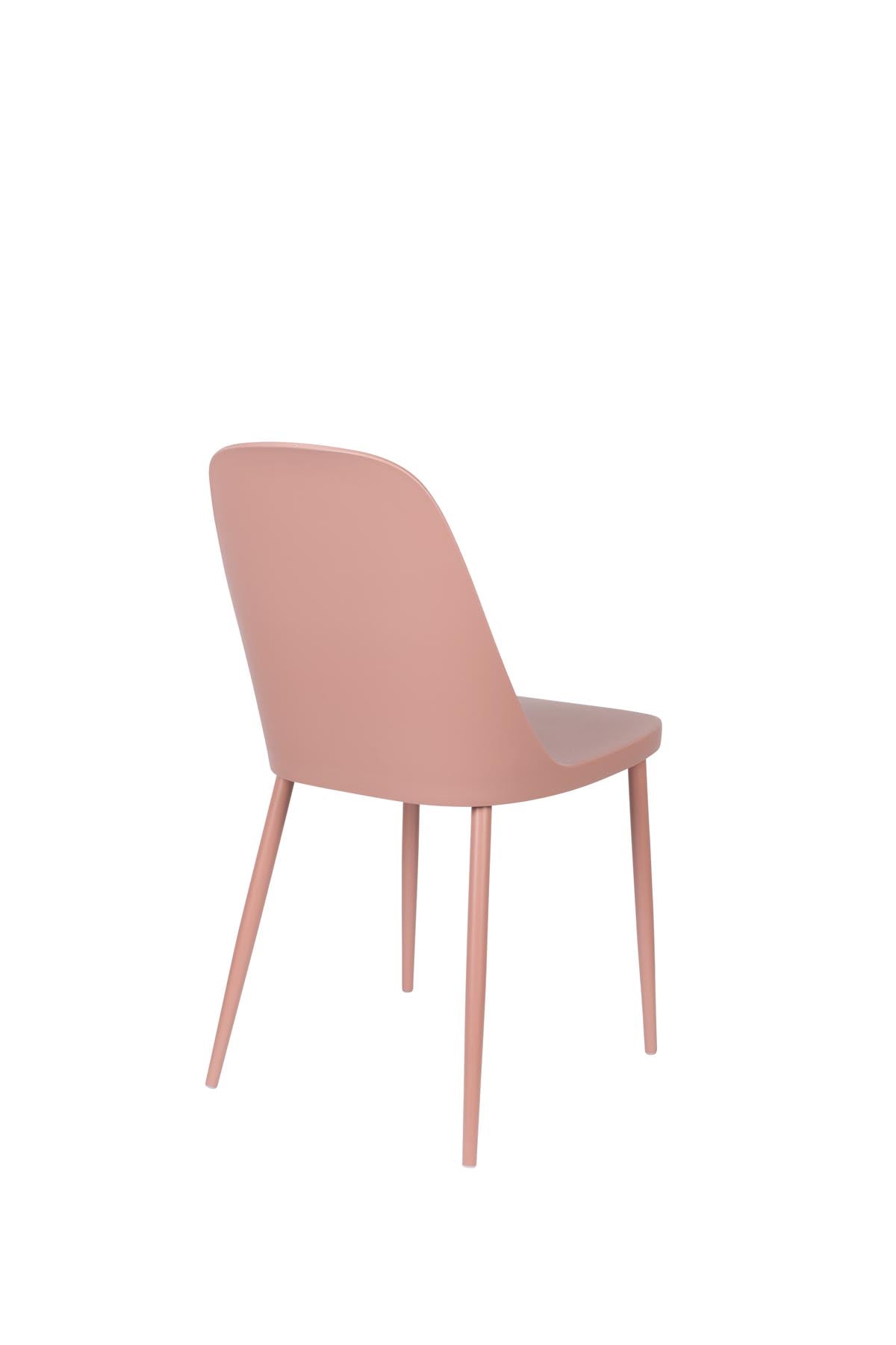 Stuhl PIP in Rosa präsentiert im Onlineshop von KAQTU Design AG. Stuhl ist von White Label Living
