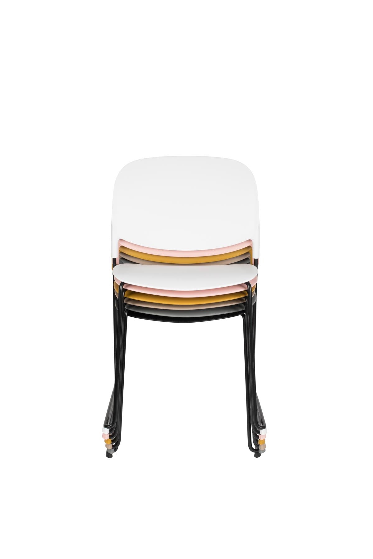 Stuhl STACKS in Ocker präsentiert im Onlineshop von KAQTU Design AG. Stuhl ist von White Label Living