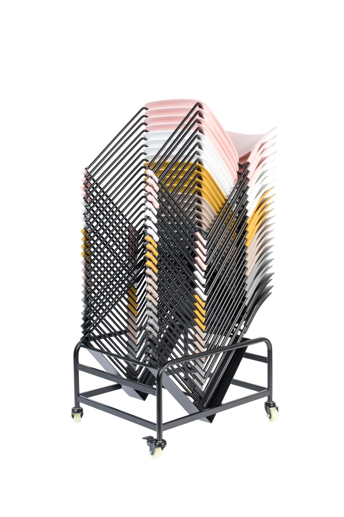 Stuhl STACKS in Grau präsentiert im Onlineshop von KAQTU Design AG. Stuhl ist von White Label Living