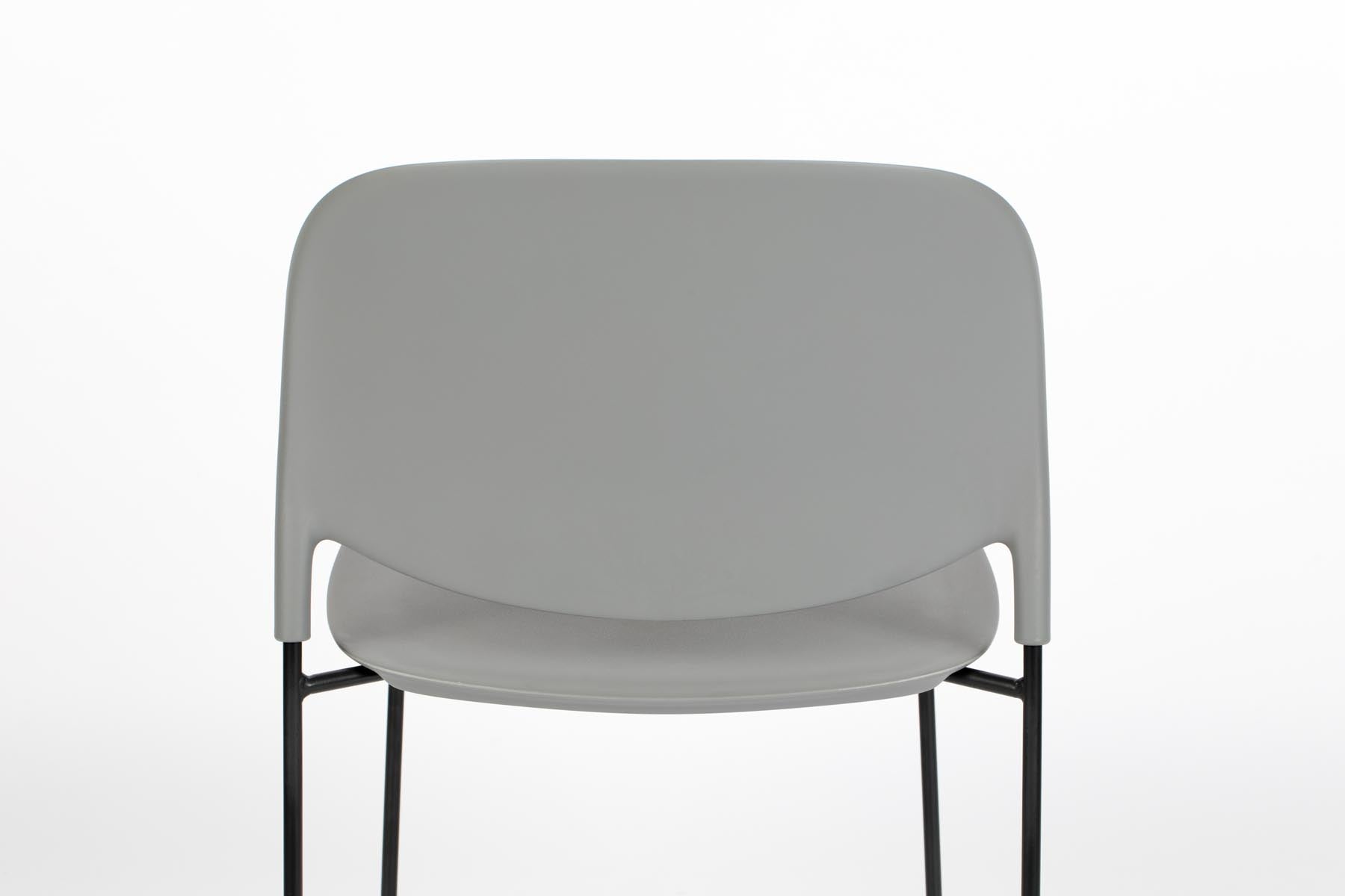 Stuhl STACKS in Grau präsentiert im Onlineshop von KAQTU Design AG. Stuhl ist von White Label Living