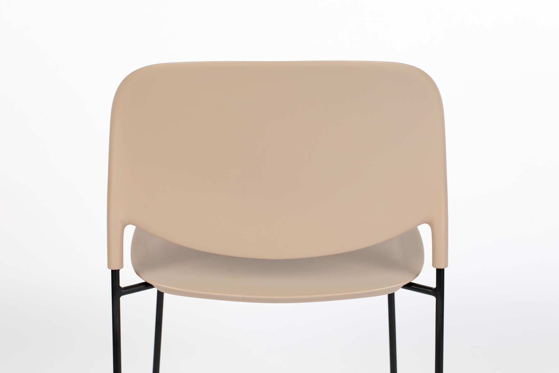 Stuhl STACKS in Leber präsentiert im Onlineshop von KAQTU Design AG. Stuhl ist von White Label Living
