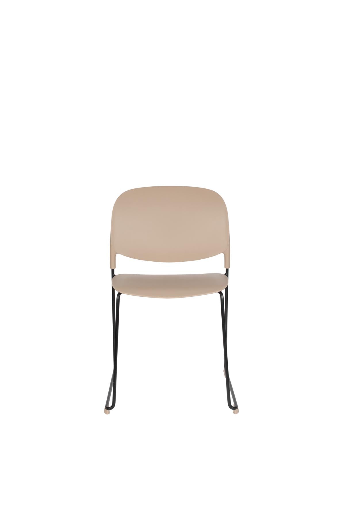 Stuhl STACKS in Leber präsentiert im Onlineshop von KAQTU Design AG. Stuhl ist von White Label Living