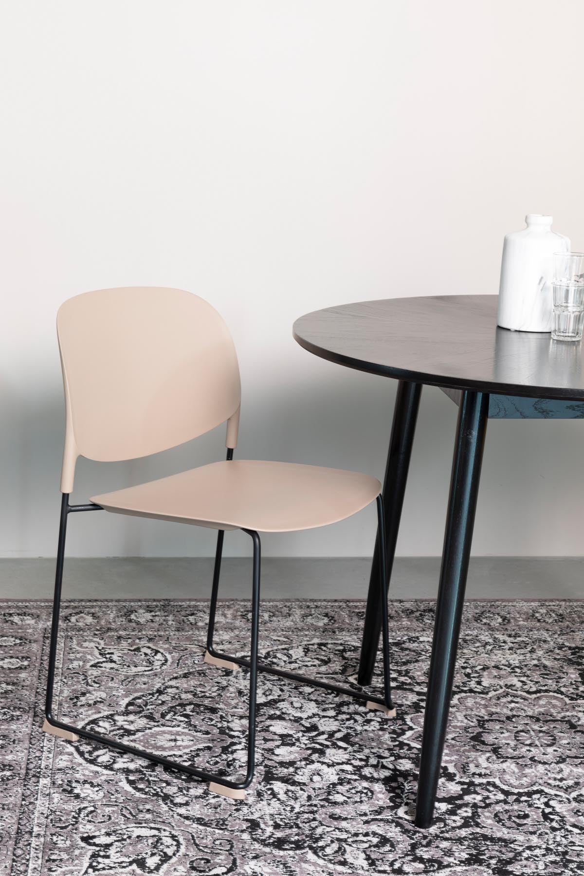 Stuhl STACKS in Leber präsentiert im Onlineshop von KAQTU Design AG. Stuhl ist von White Label Living