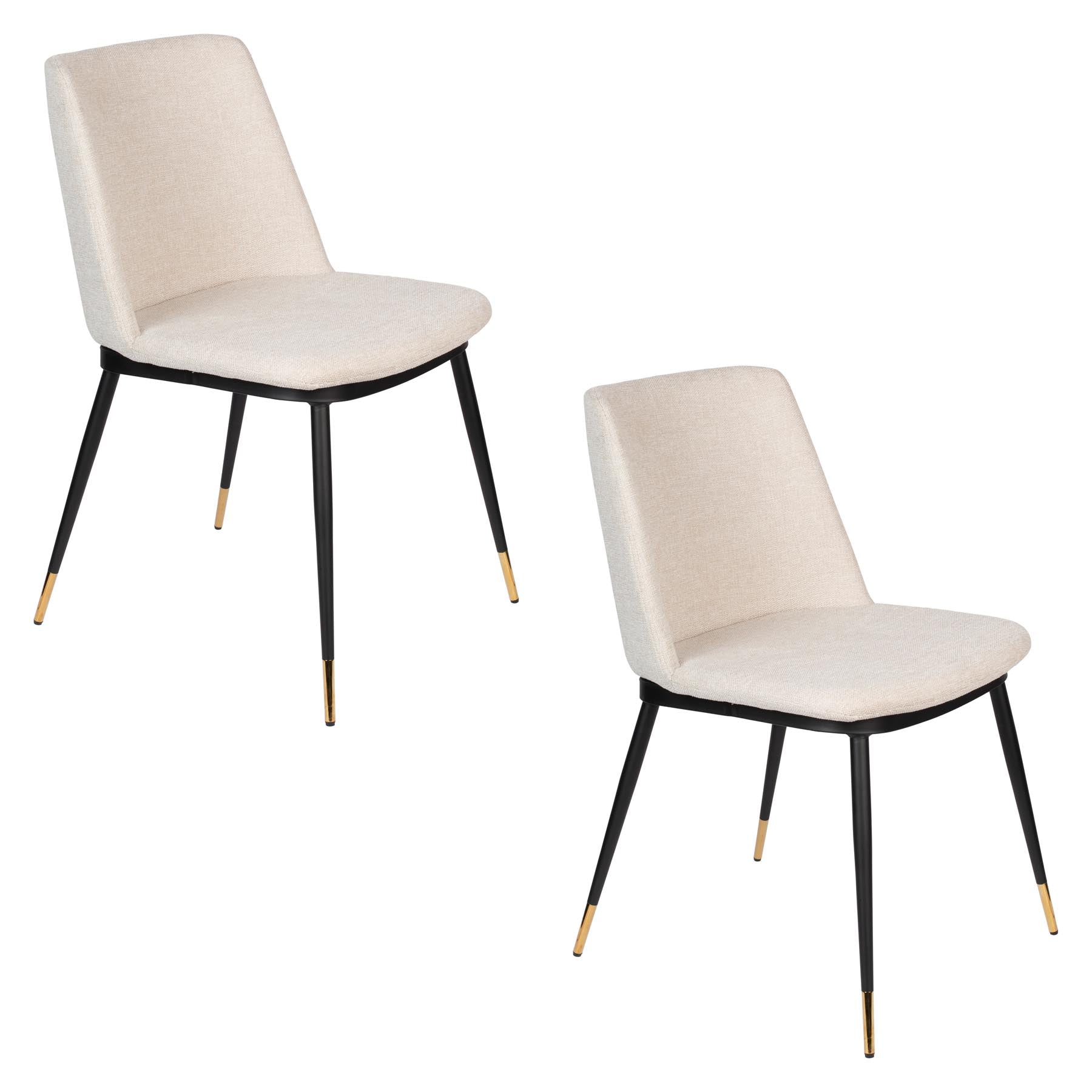 Stuhl LIONEL in Beige präsentiert im Onlineshop von KAQTU Design AG. Stuhl ist von White Label Living