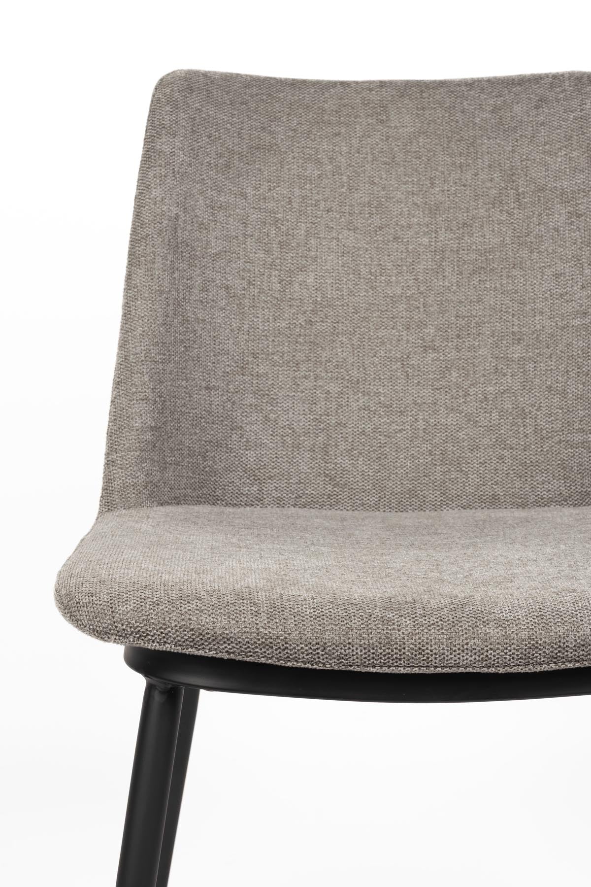 Stuhl LIONEL in Hellgrau präsentiert im Onlineshop von KAQTU Design AG. Stuhl ist von White Label Living