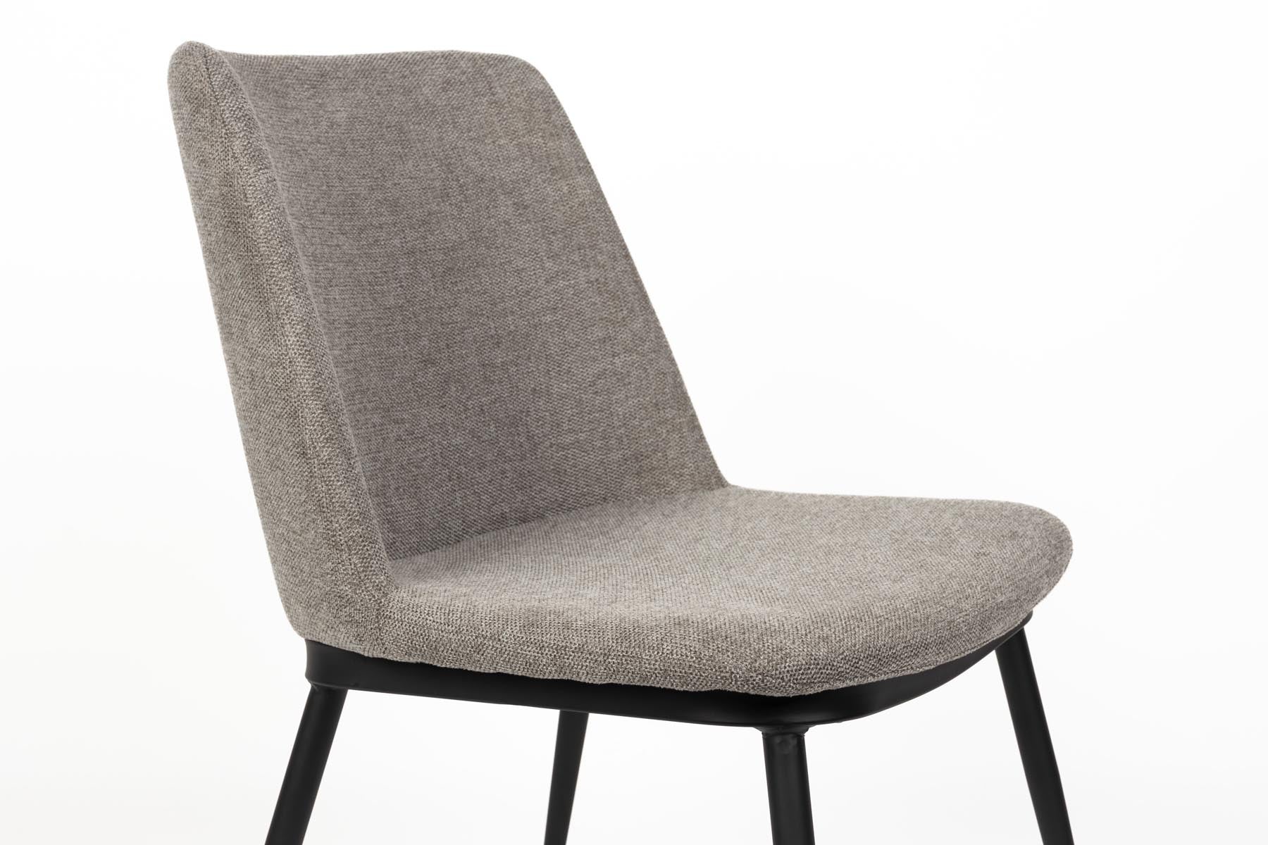 Stuhl LIONEL in Hellgrau präsentiert im Onlineshop von KAQTU Design AG. Stuhl ist von White Label Living