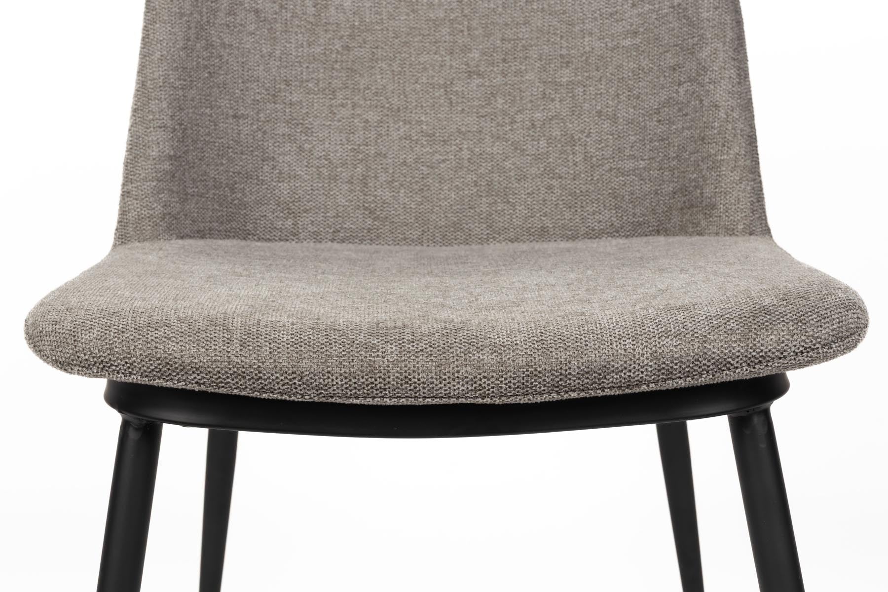 Stuhl LIONEL in Hellgrau präsentiert im Onlineshop von KAQTU Design AG. Stuhl ist von White Label Living