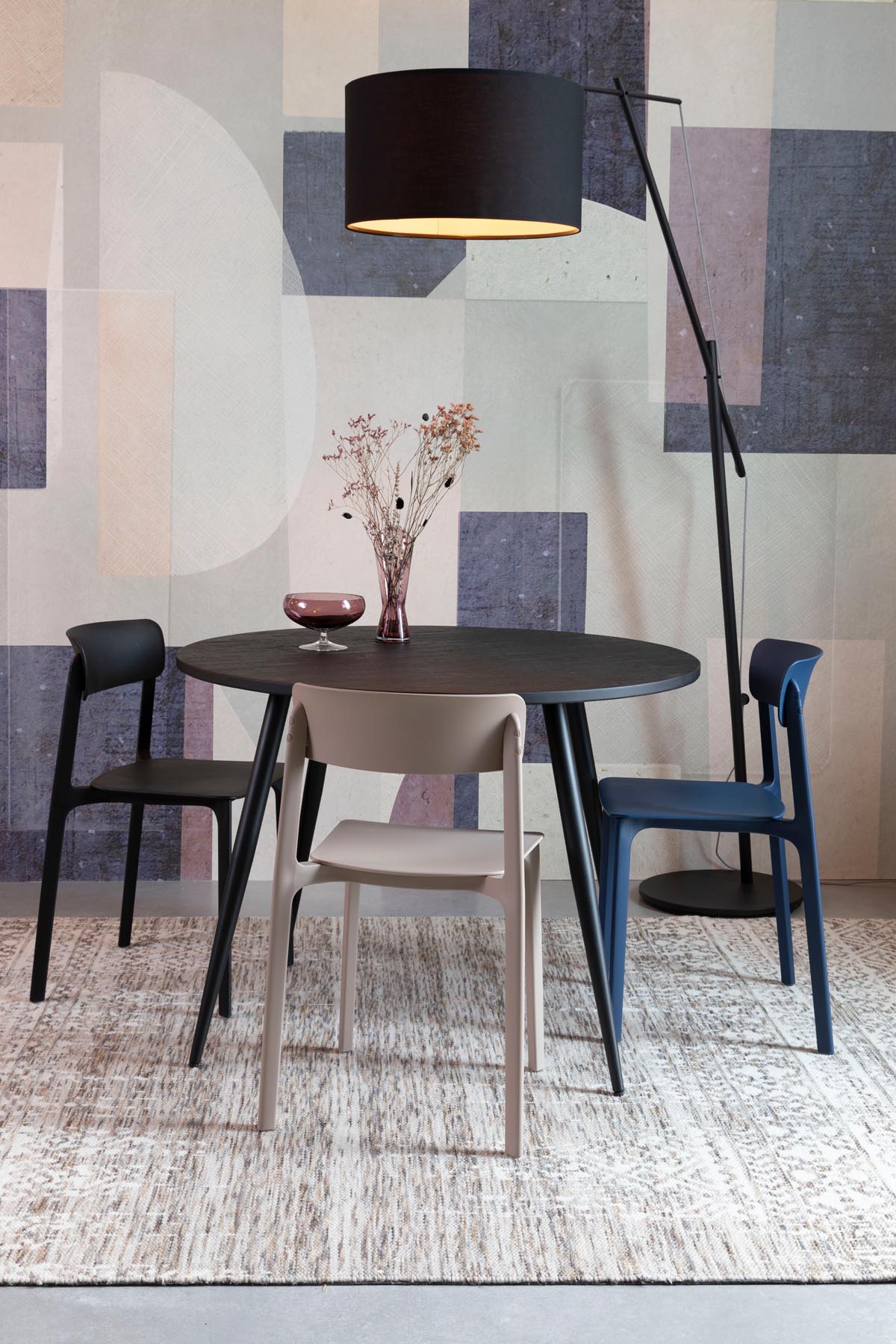 Stuhl Clive in Braun präsentiert im Onlineshop von KAQTU Design AG. Stuhl ist von White Label Living