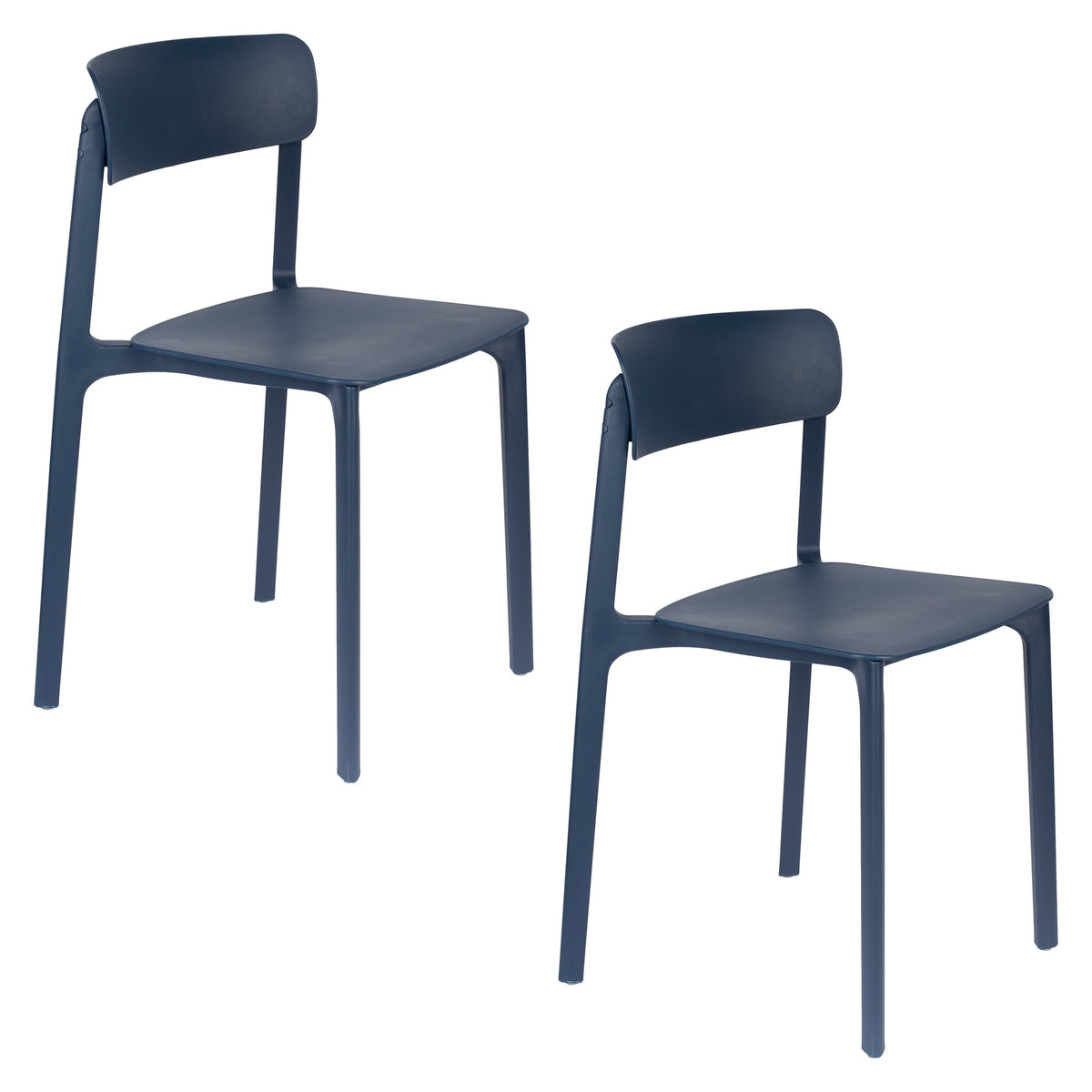 Stuhl Clive in Blau präsentiert im Onlineshop von KAQTU Design AG. Stuhl ist von White Label Living