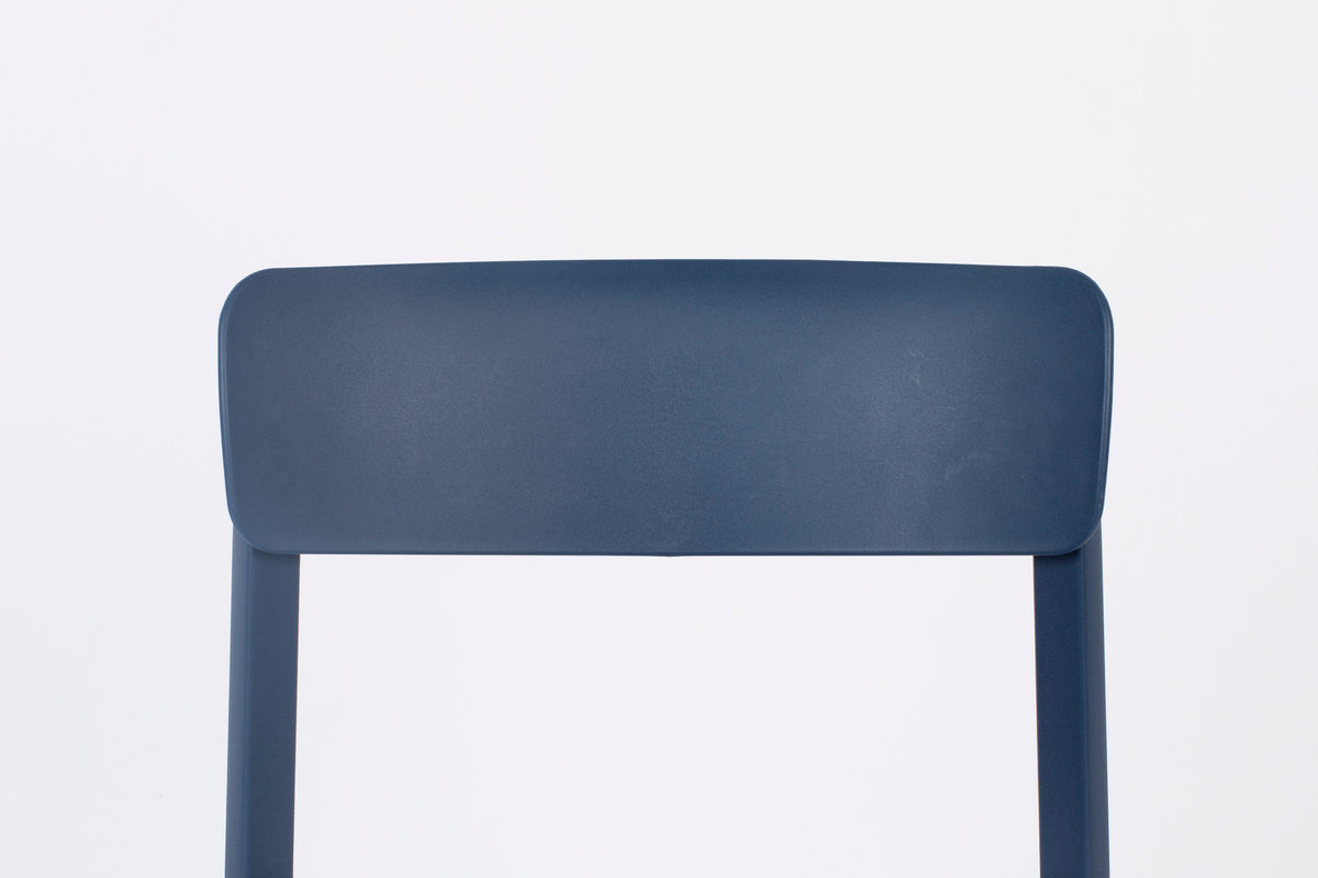 Stuhl Clive in Blau präsentiert im Onlineshop von KAQTU Design AG. Stuhl ist von White Label Living