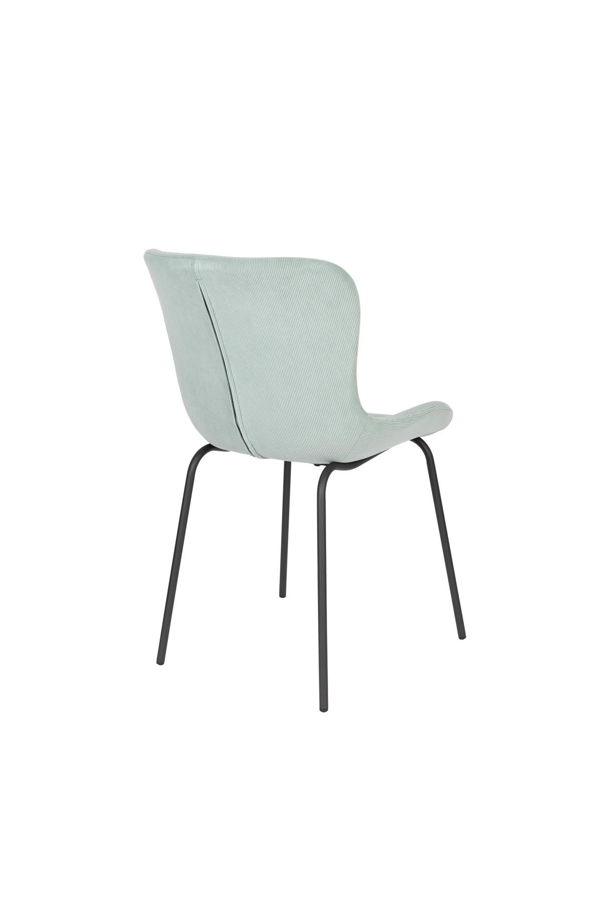 Stuhl Junzo Rib in Hellgrün präsentiert im Onlineshop von KAQTU Design AG. Stuhl ist von White Label Living