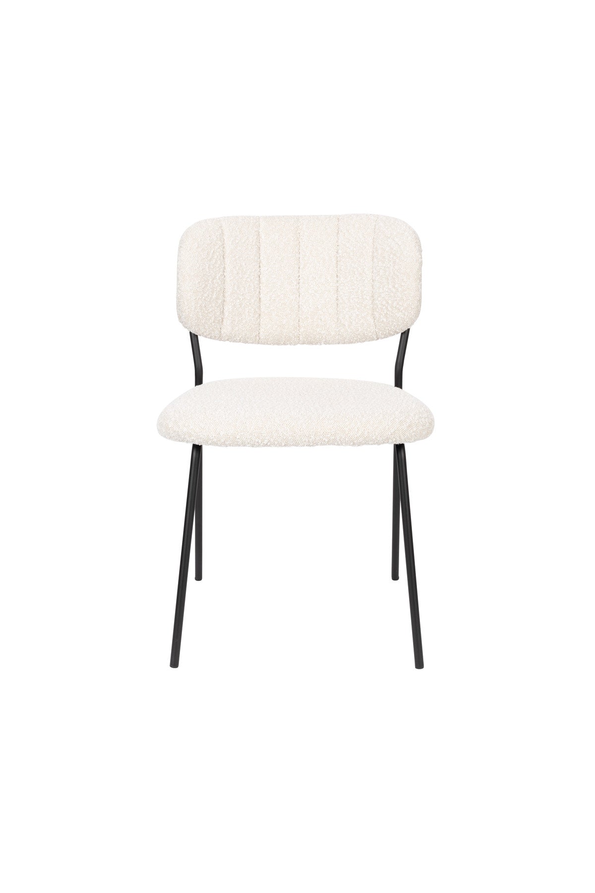 Stuhl Jolien gepolstert V2 in Weiss präsentiert im Onlineshop von KAQTU Design AG. Stuhl ist von White Label Living