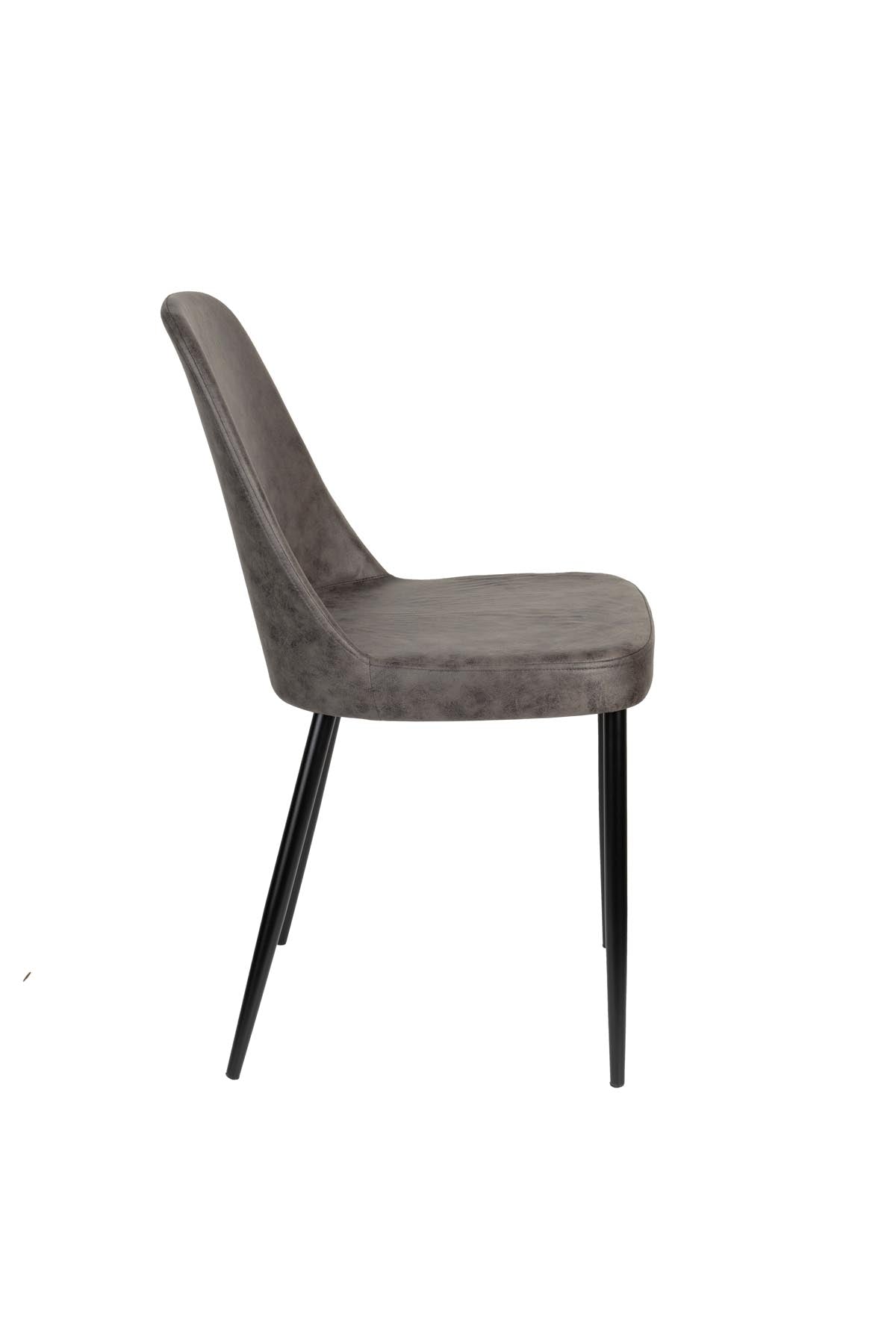 Eleganter Stuhl Alana in stilvollem Grau, ideal für moderne Wohnräume und als geschmackvolles Möbelstück für Ihr Zuhause.