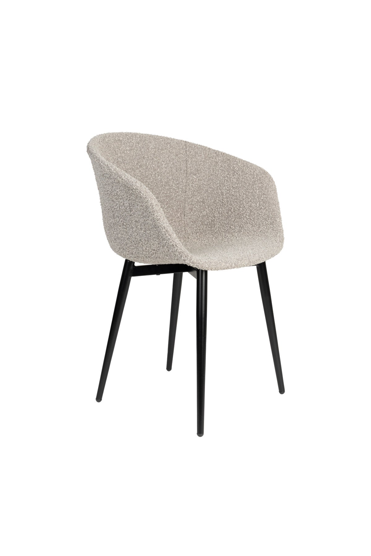 Stuhl Charly in Grau präsentiert im Onlineshop von KAQTU Design AG. Stuhl ist von White Label Living