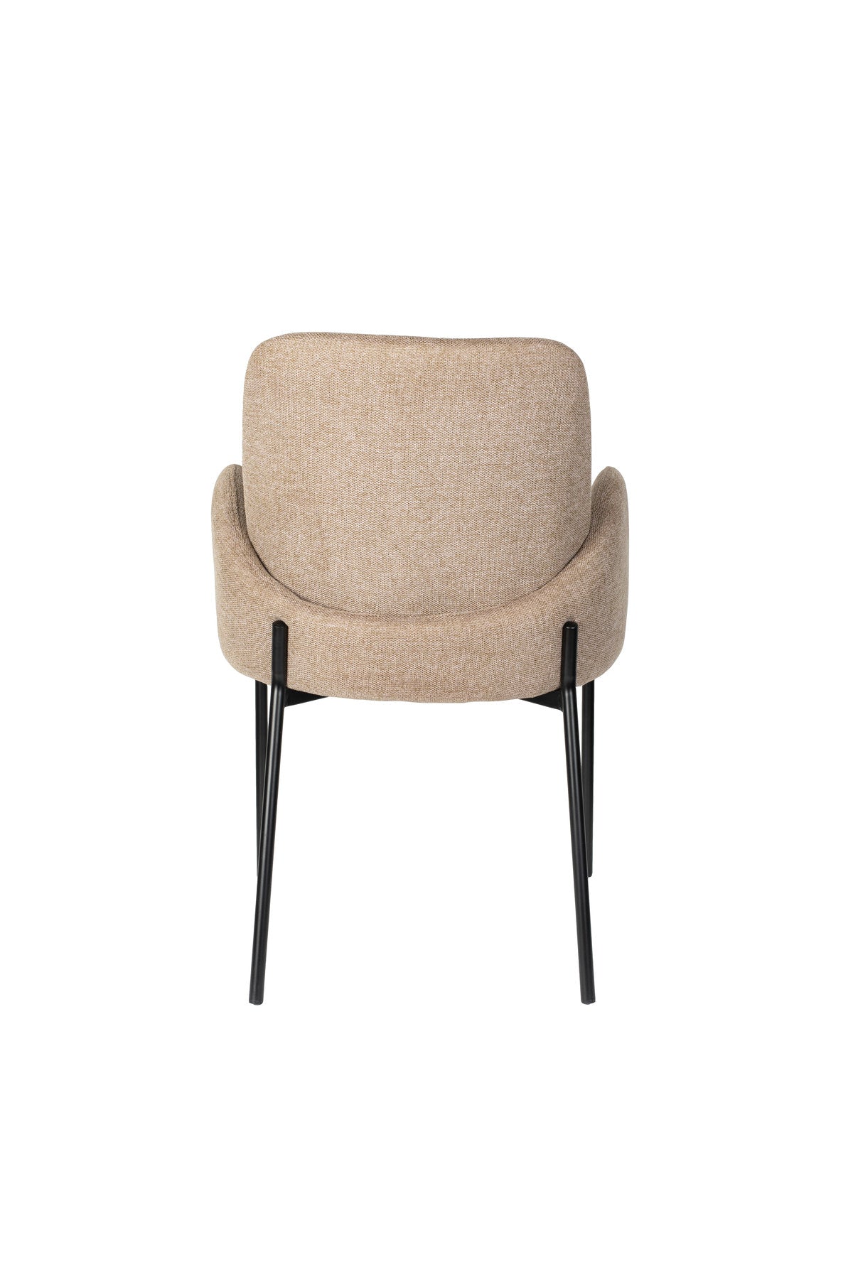 Tjarda Stuhl Braun in Braun präsentiert im Onlineshop von KAQTU Design AG. Stuhl mit Armlehne ist von White Label Living