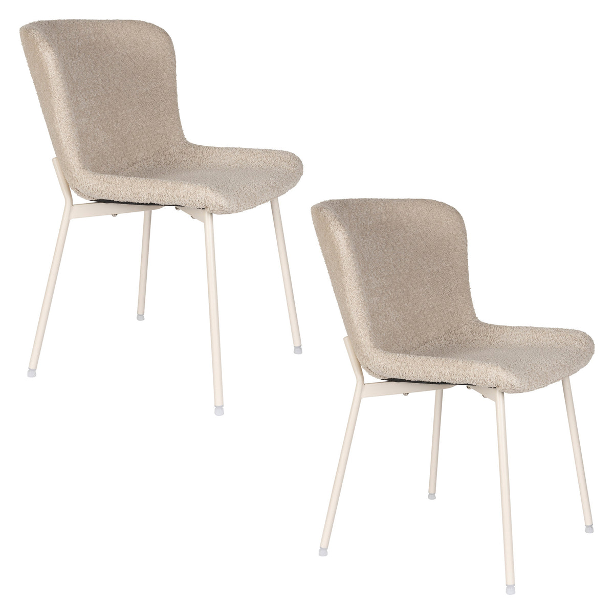 Stuhl Marion Off White in Weiss präsentiert im Onlineshop von KAQTU Design AG. Stuhl ist von White Label Living