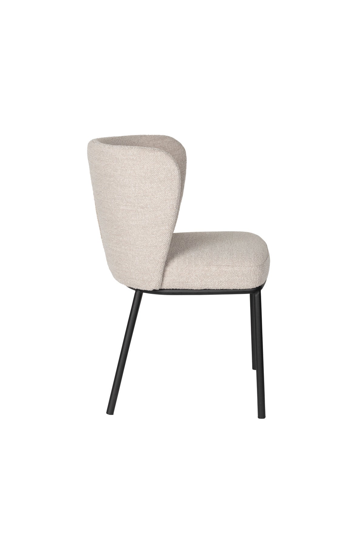 Guus Stuhl Beige in beige präsentiert im Onlineshop von KAQTU Design AG. Schalenstuhl ist von White Label Living