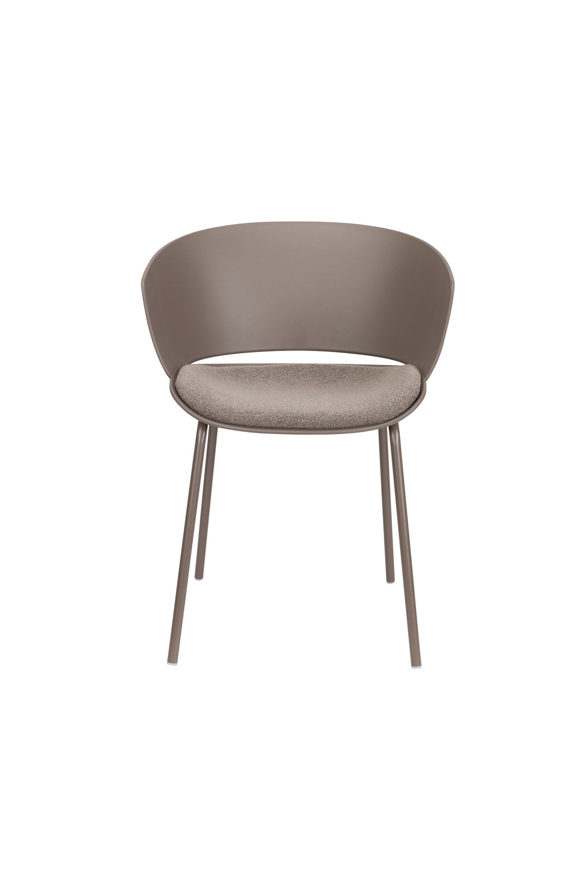 Stuhl Jessica Grey in Grau präsentiert im Onlineshop von KAQTU Design AG. Stuhl mit Armlehne ist von White Label Living