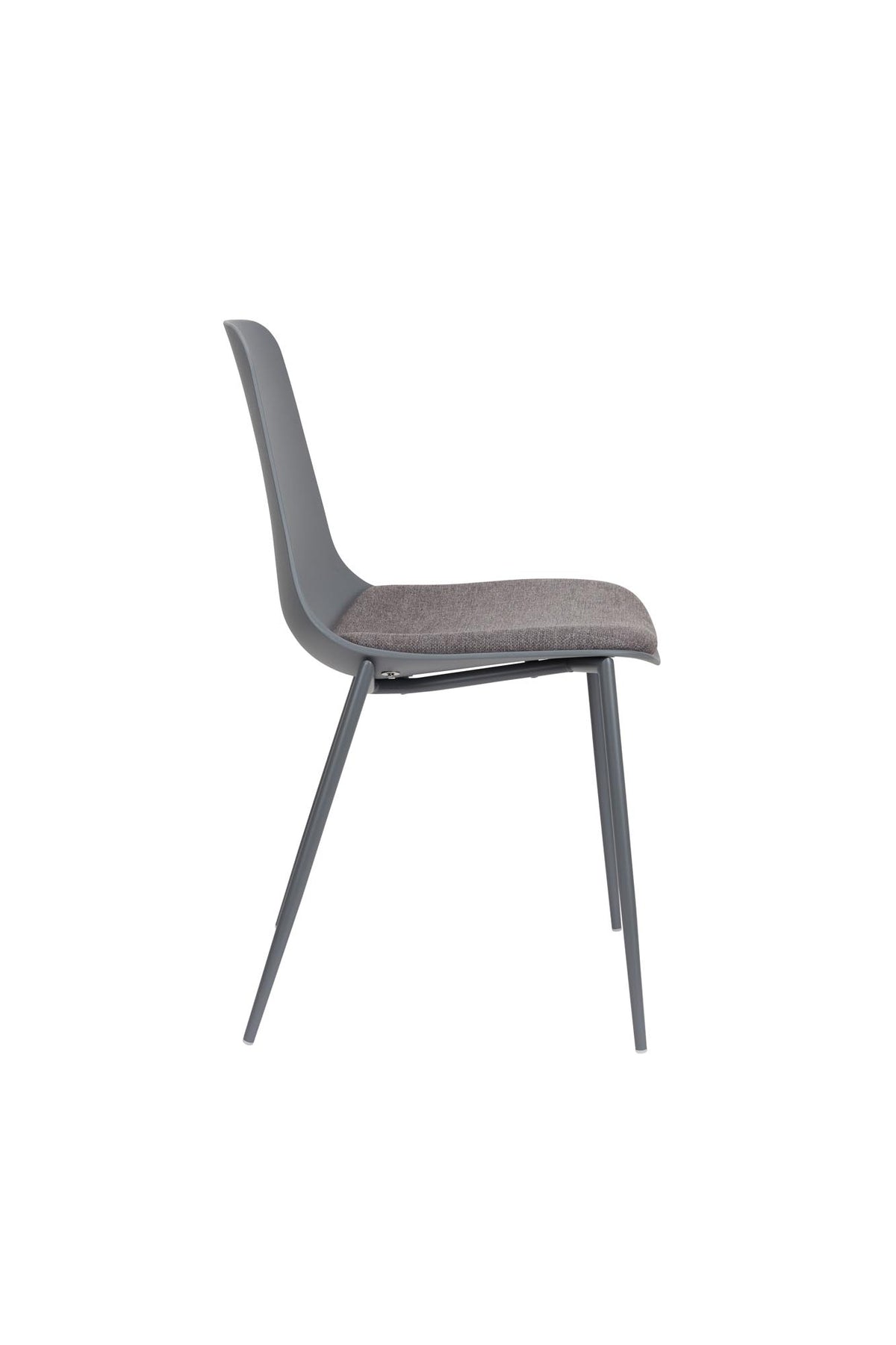 Jeffrey Stuhl in Grau präsentiert im Onlineshop von KAQTU Design AG. Stuhl ist von White Label Living