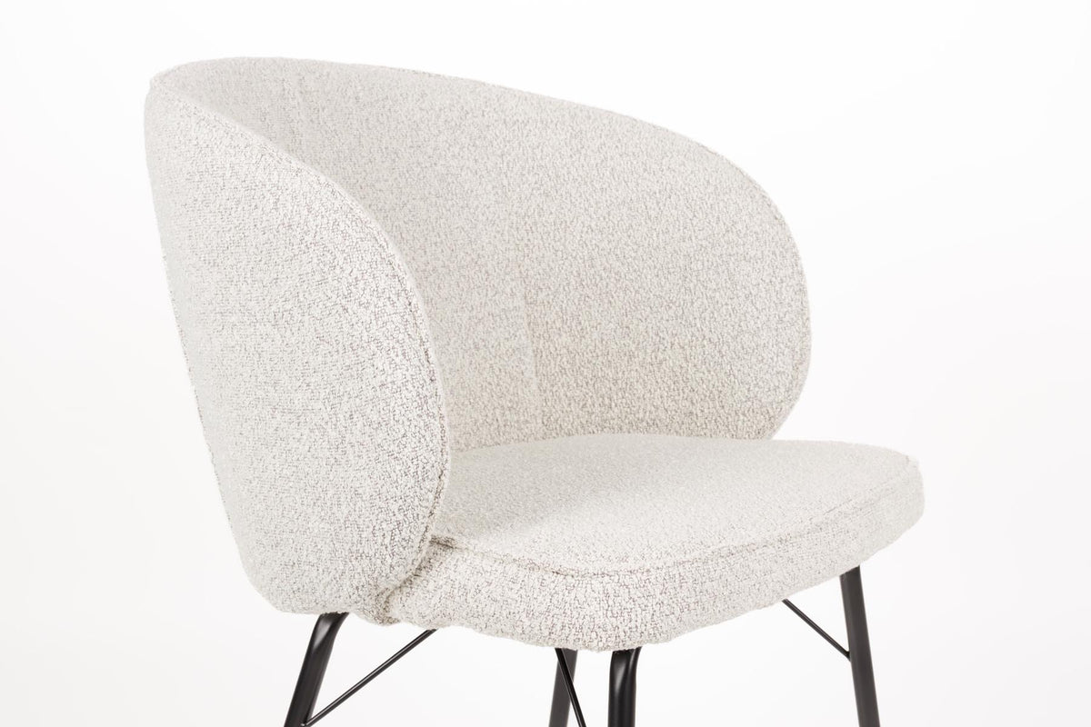 Stuhl Joa Beige in beige präsentiert im Onlineshop von KAQTU Design AG. Schalenstuhl ist von White Label Living