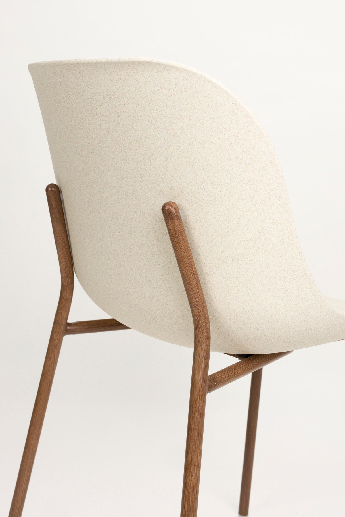 Stuhl Weizen in Weiss präsentiert im Onlineshop von KAQTU Design AG. Stuhl ist von White Label Living